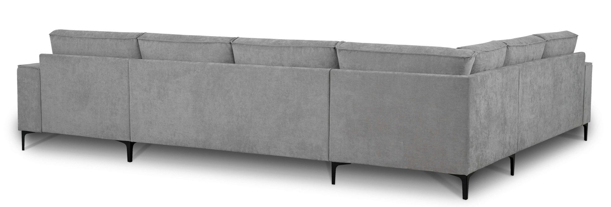Places of Style Zithoek XXL bank Oland, structuur, platweefsel, luxe microvezel, bouclé