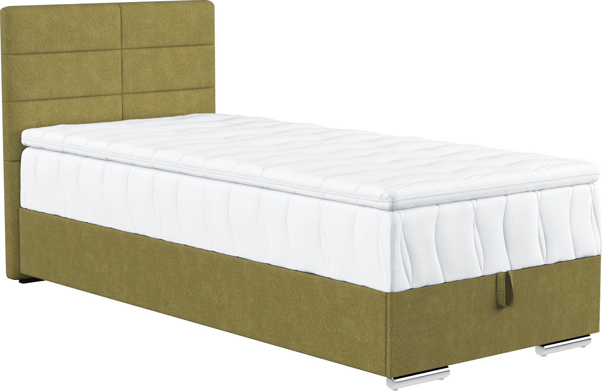 COTTA Boxspring Tom met bedkist, topmatras en sierkussen