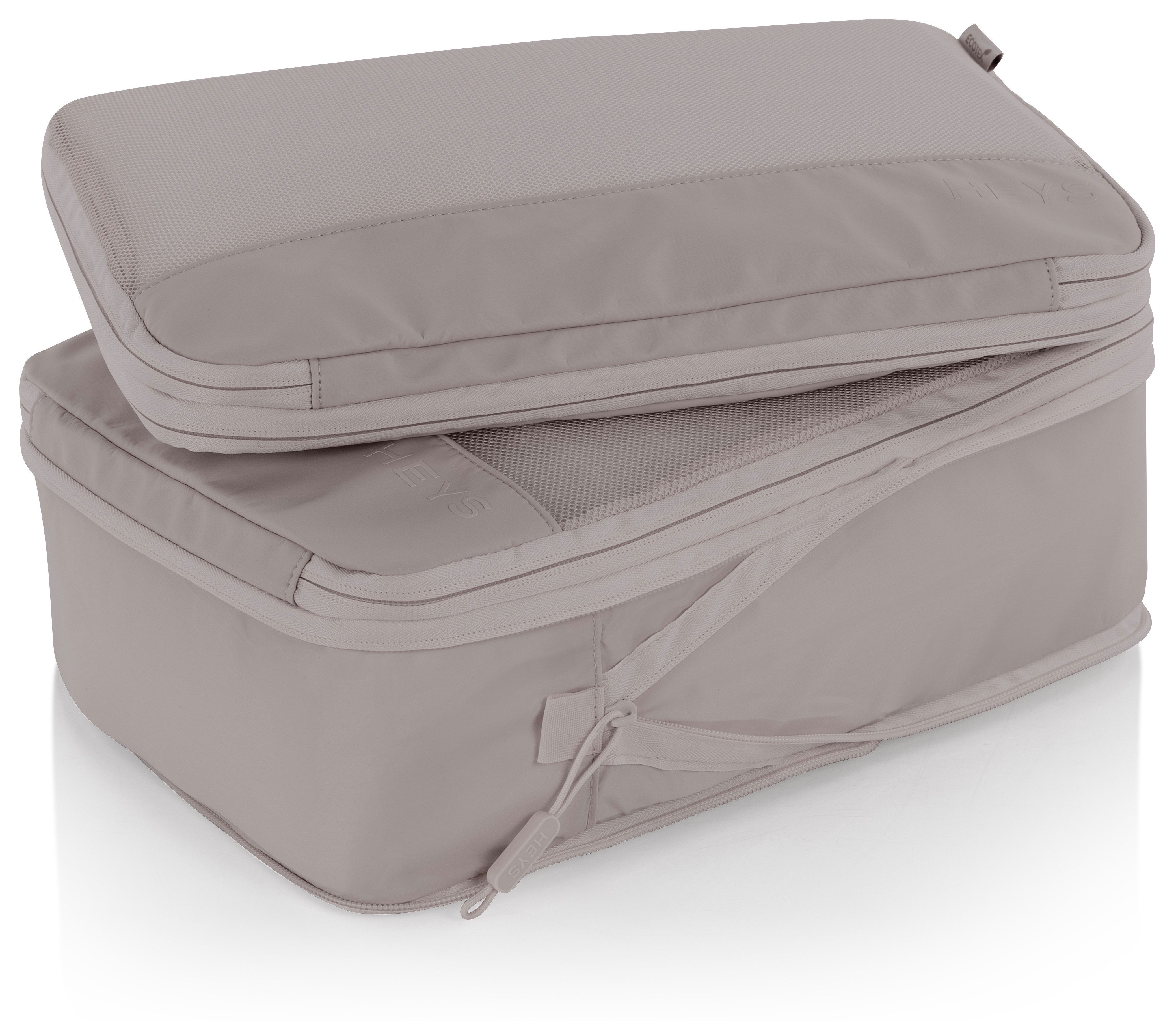 Heys Kofferorganizer Ecotex Compression Packing Cube incompressible packing cubes, packing bags, organizer for suitcase (set, 4-delig)