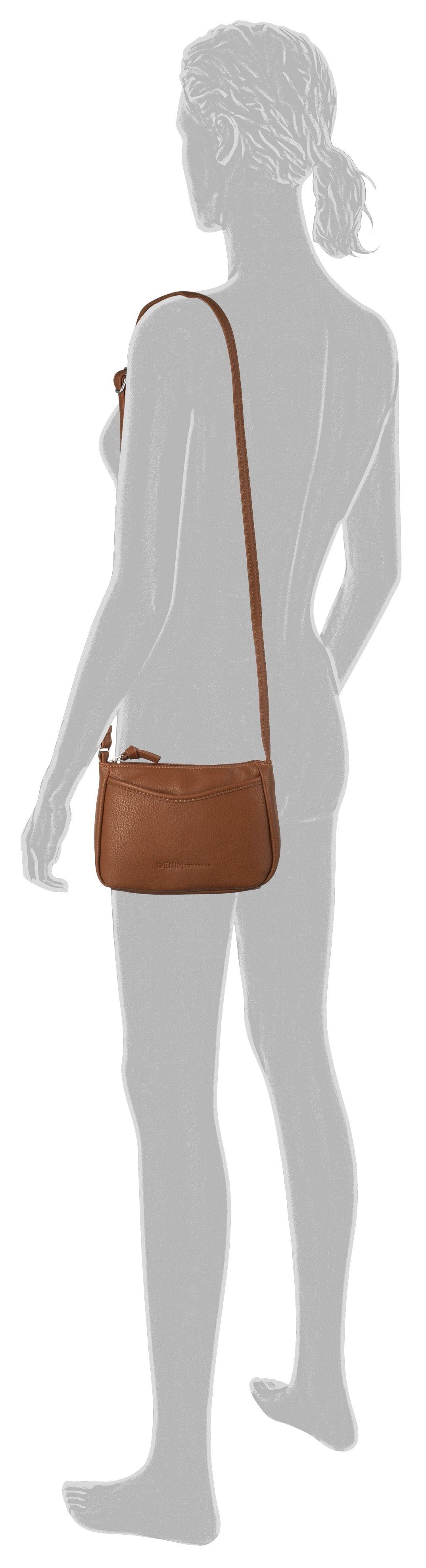 Tom Tailor Denim Schoudertas CILIA casual handtas voor het feest van kunstleer in stralende kleuren