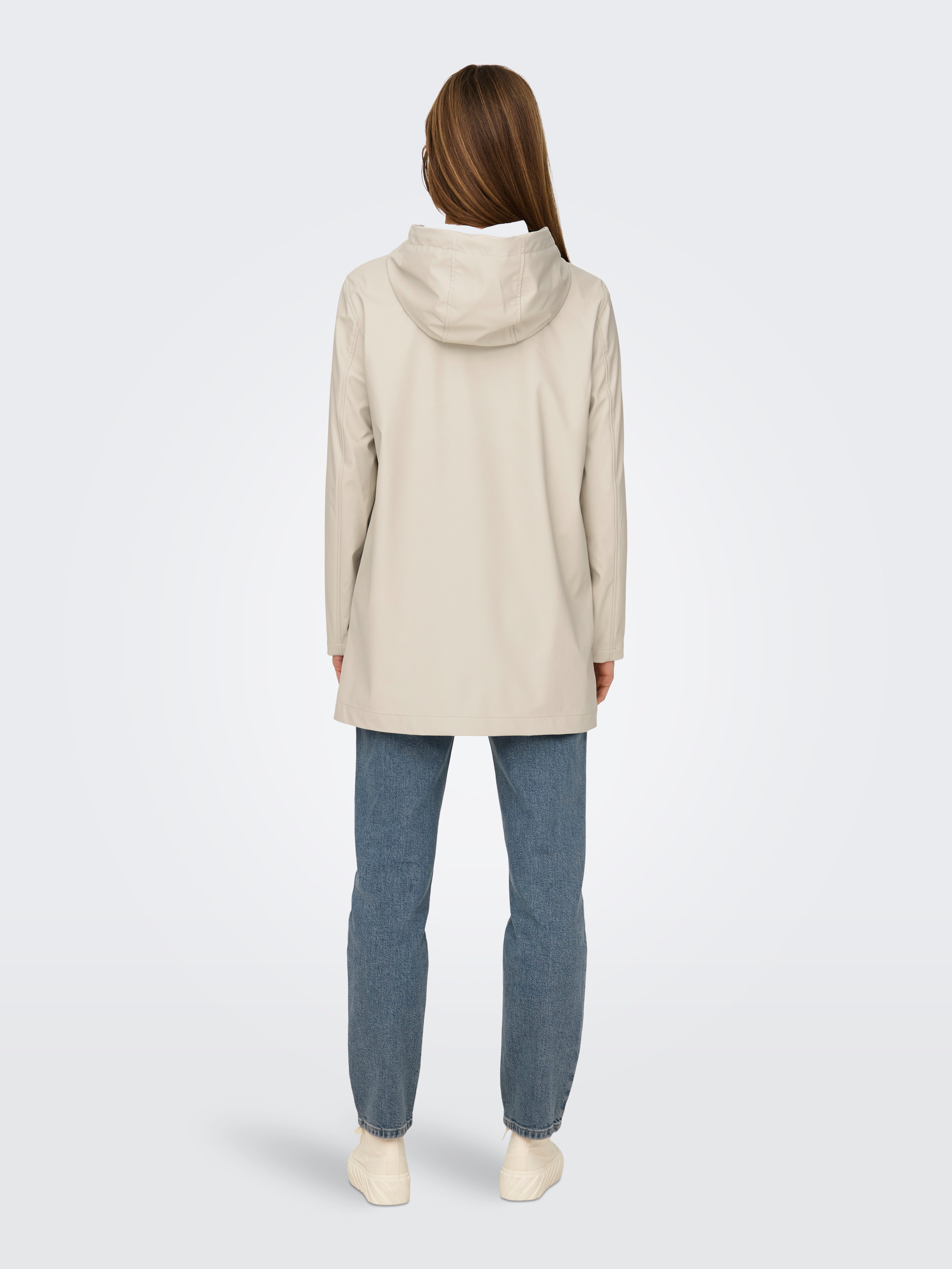 Only Korte jas ONLELISA RAINCOAT OTW NOOS
