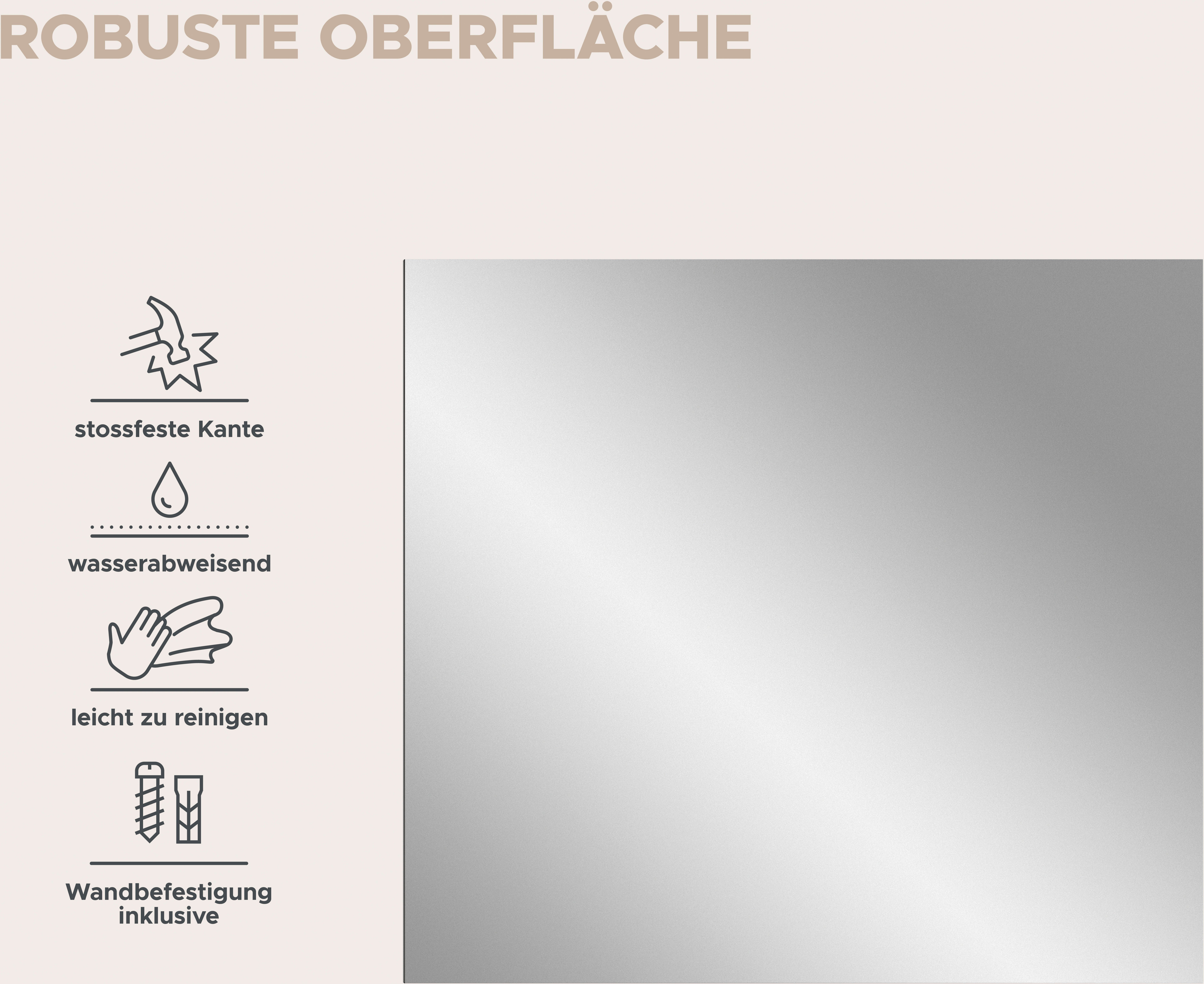 INOSIGN Spiegel Rehat, Breedte 80cm Garderobespiegel, gangspiegel, hall spiegel, wandspiegel