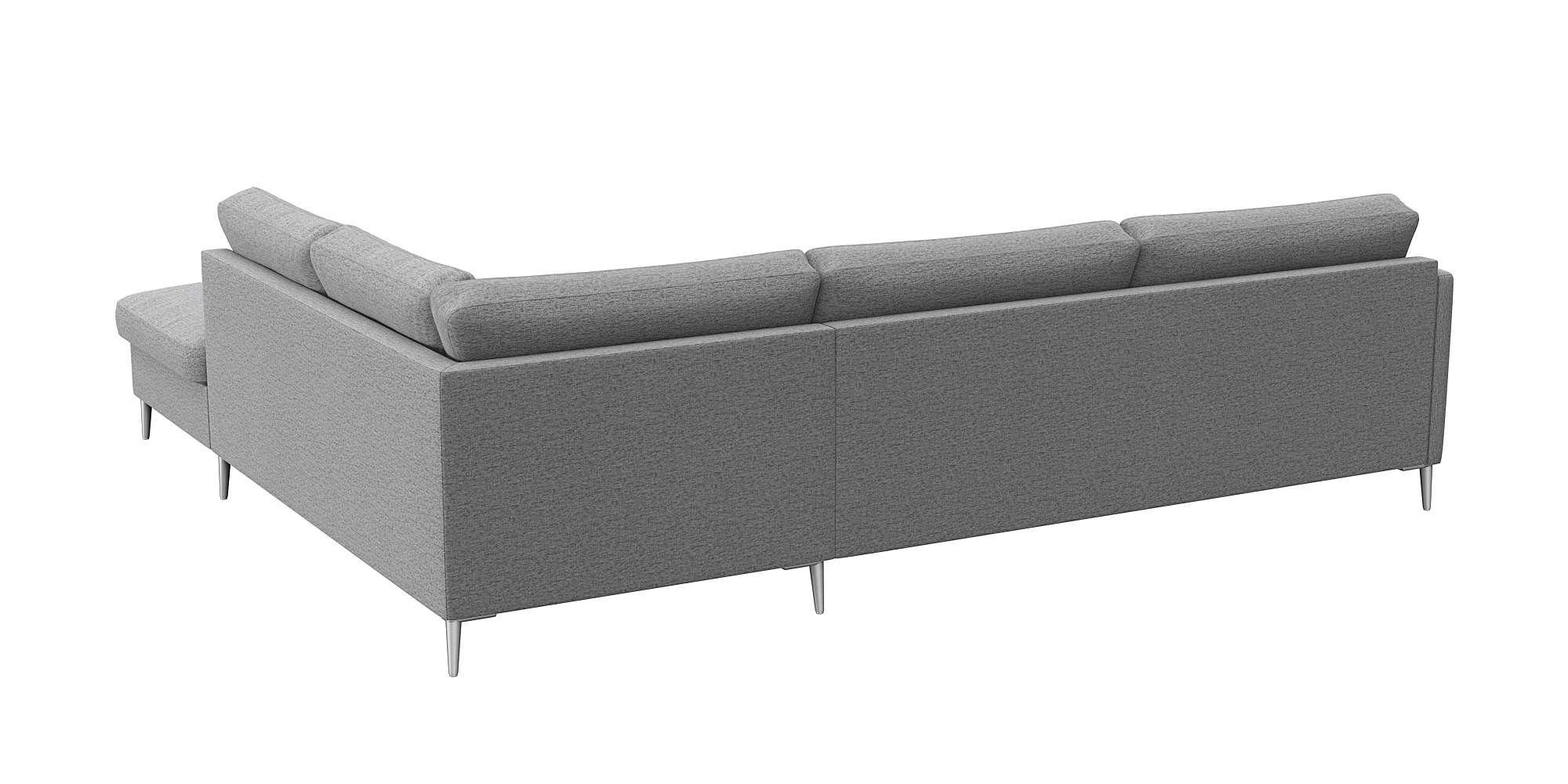 FLEXLUX Hoekbank Fiore, L-vorm, comfortabel en aangenaam door hoogwaardige zitopbouw