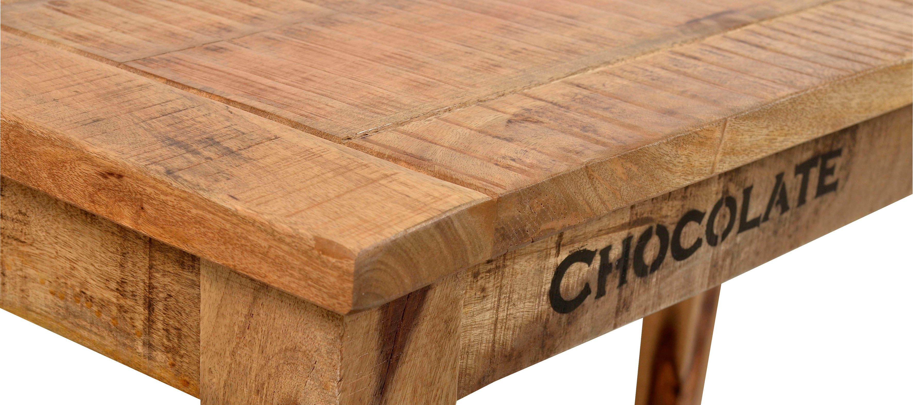 SIT Eettafel Rustiek Breedte 140 cm, shabby chic, vintage