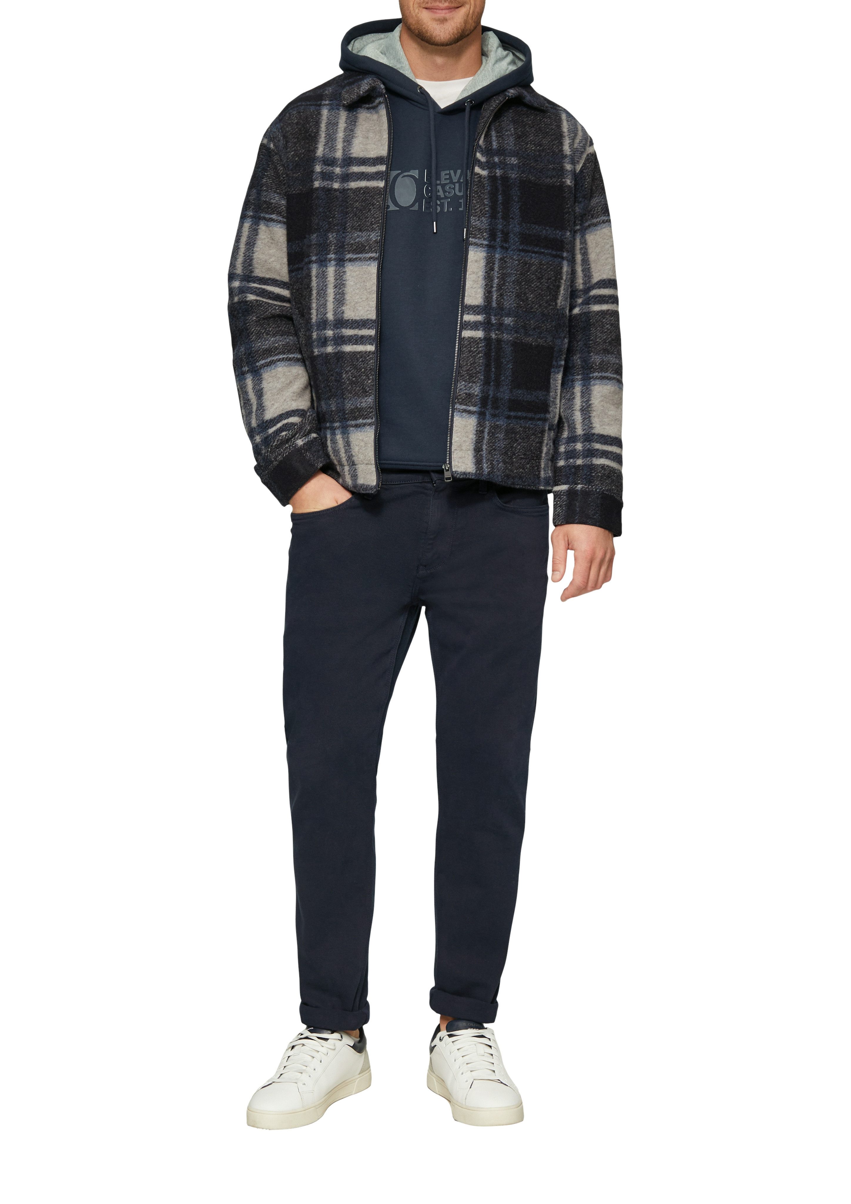 s.Oliver Hoodie met frontprint