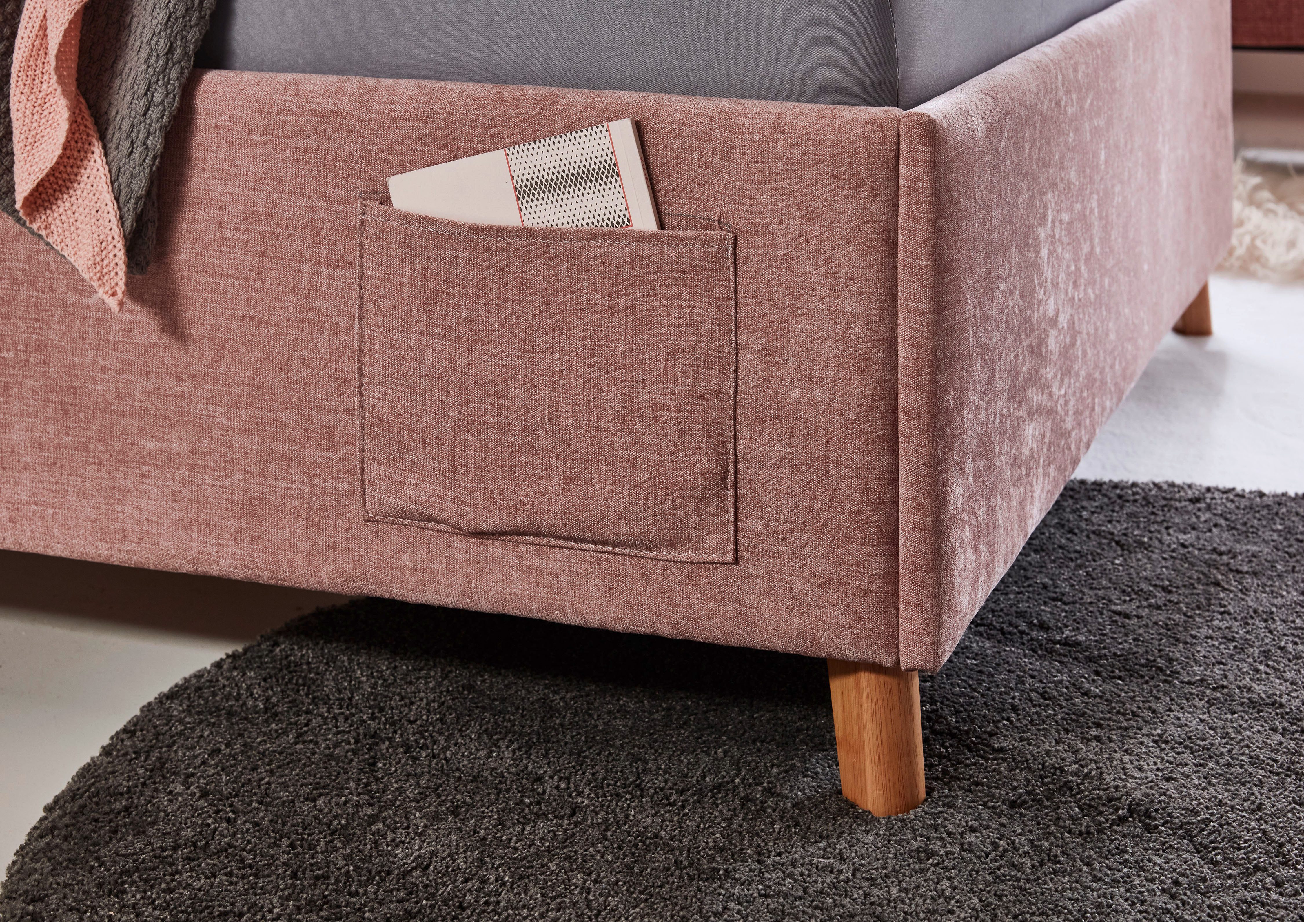 meise.möbel Kinderledikant Fun Bekleed bed naar keuze met bedkist, tienerbed inclusief USB-aansluiting