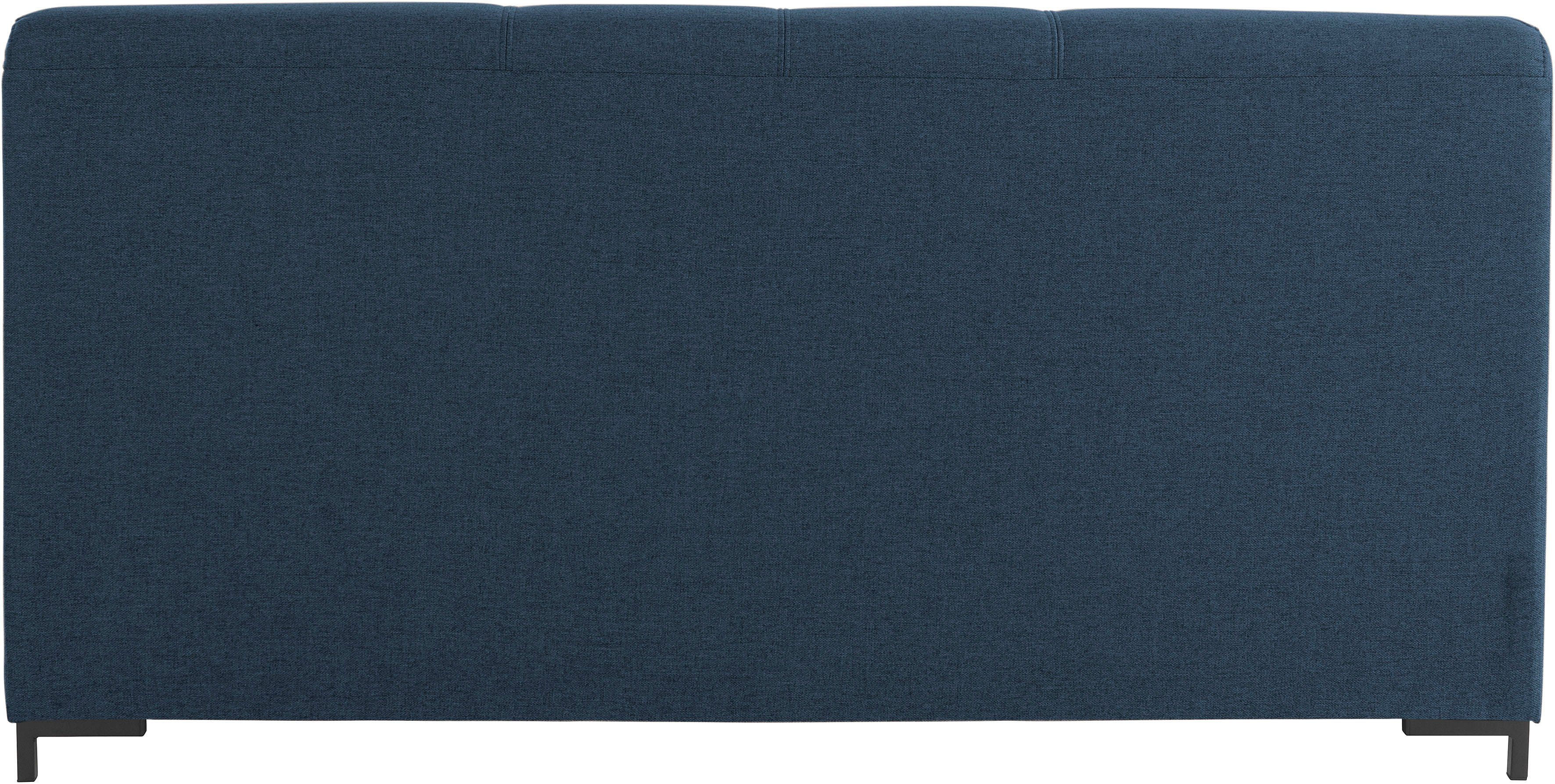 DOMO collection 2-zitsbank Ledas kubisch en comfortabel, platte armleuningen, elegante voet,