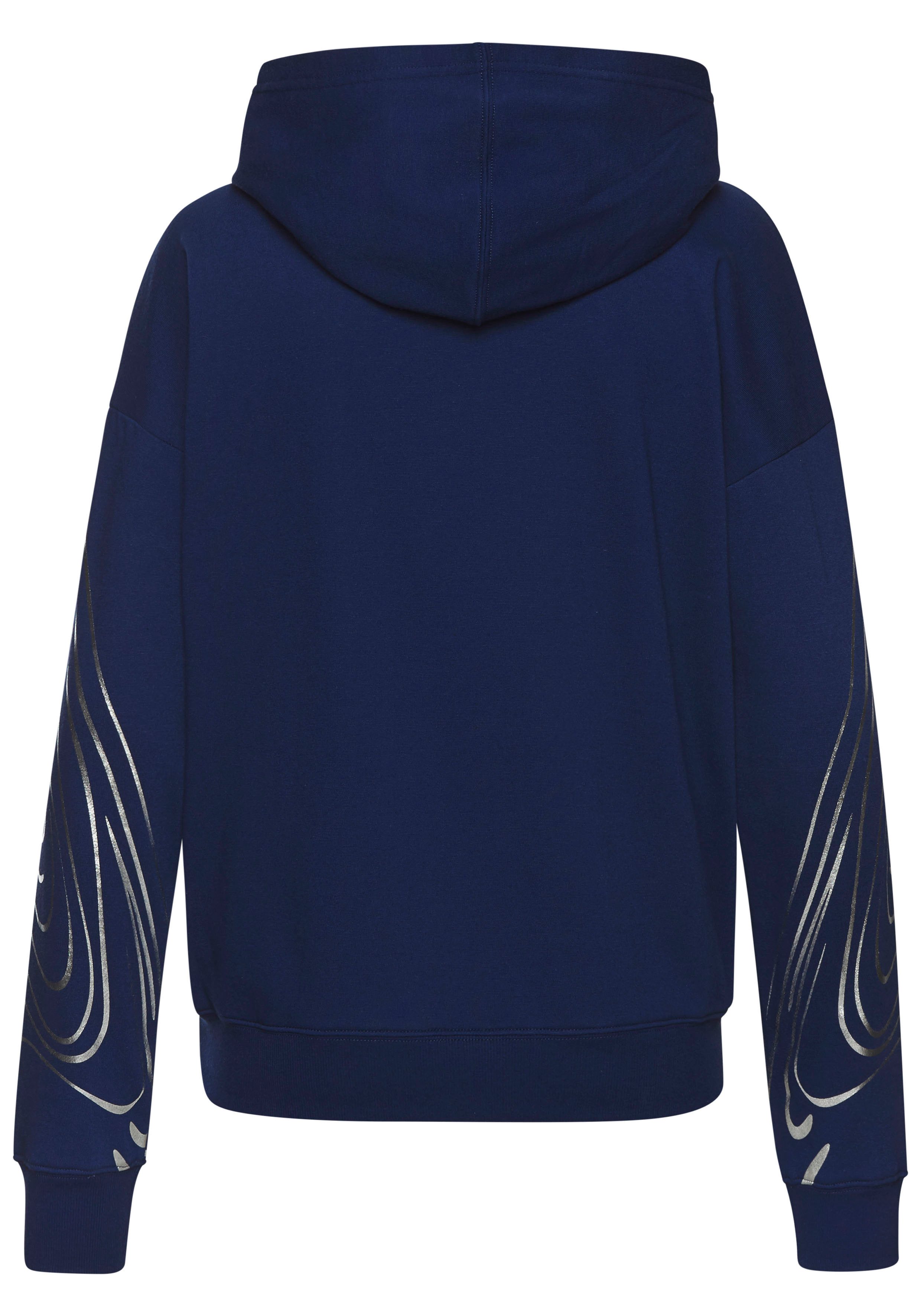 active by Lascana Hoodie met glanzende print