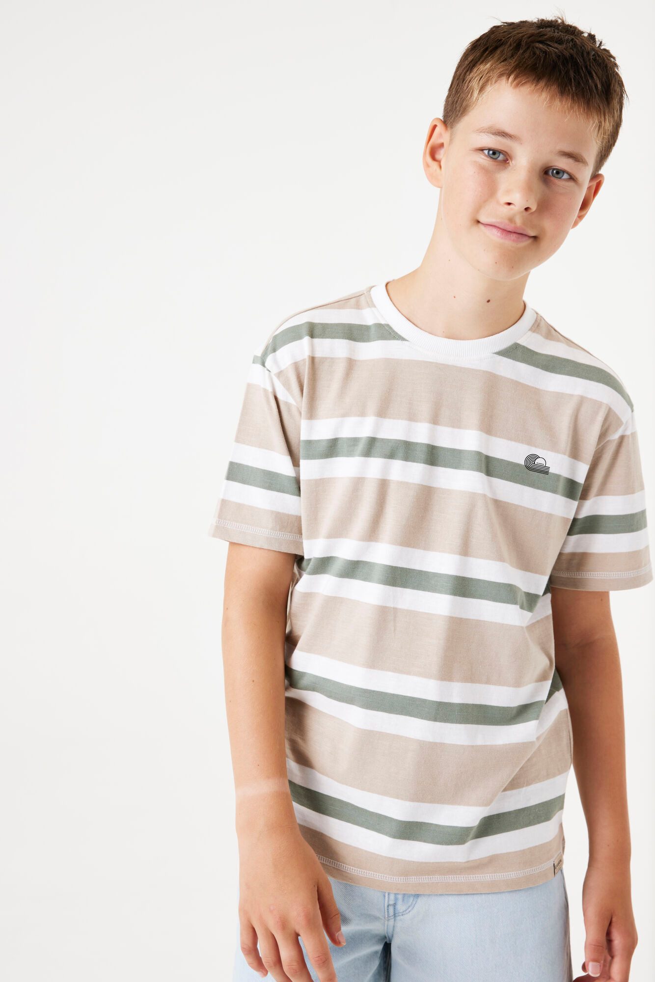 Garcia T-shirt jongens t-shirts maat 140/146 wit