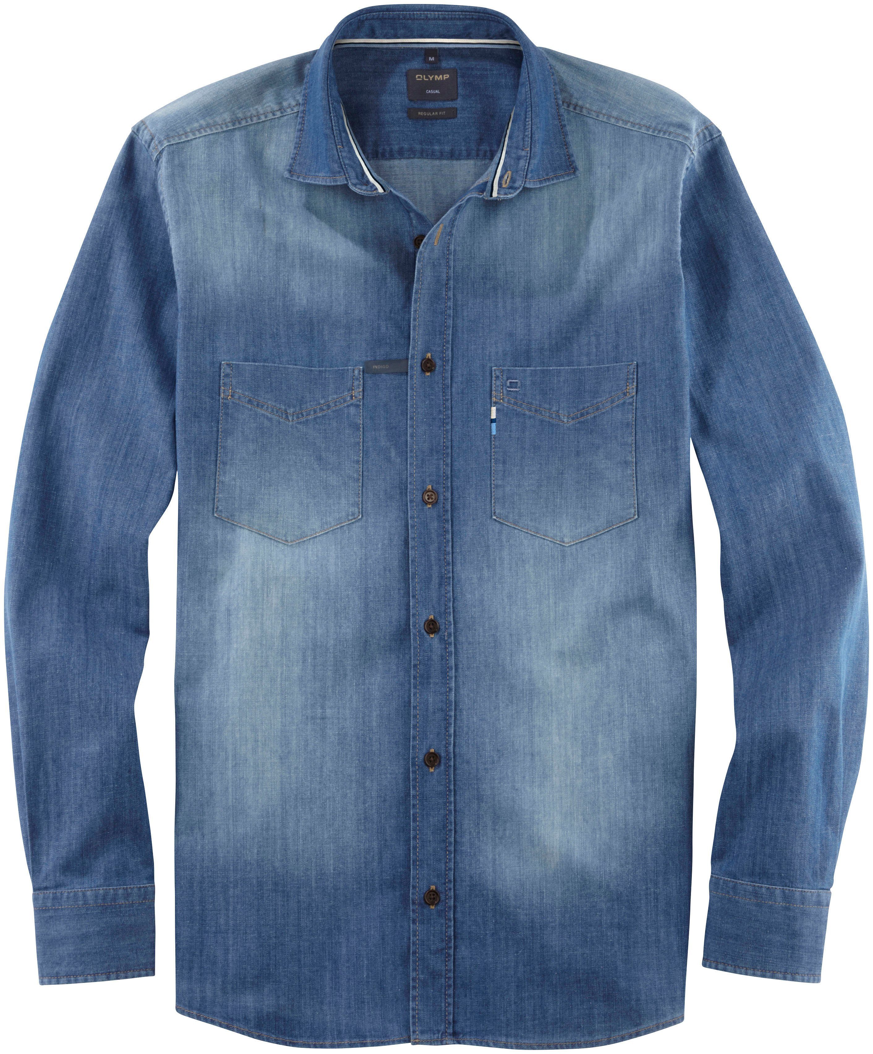 OLYMP Jeans overhemd Casual