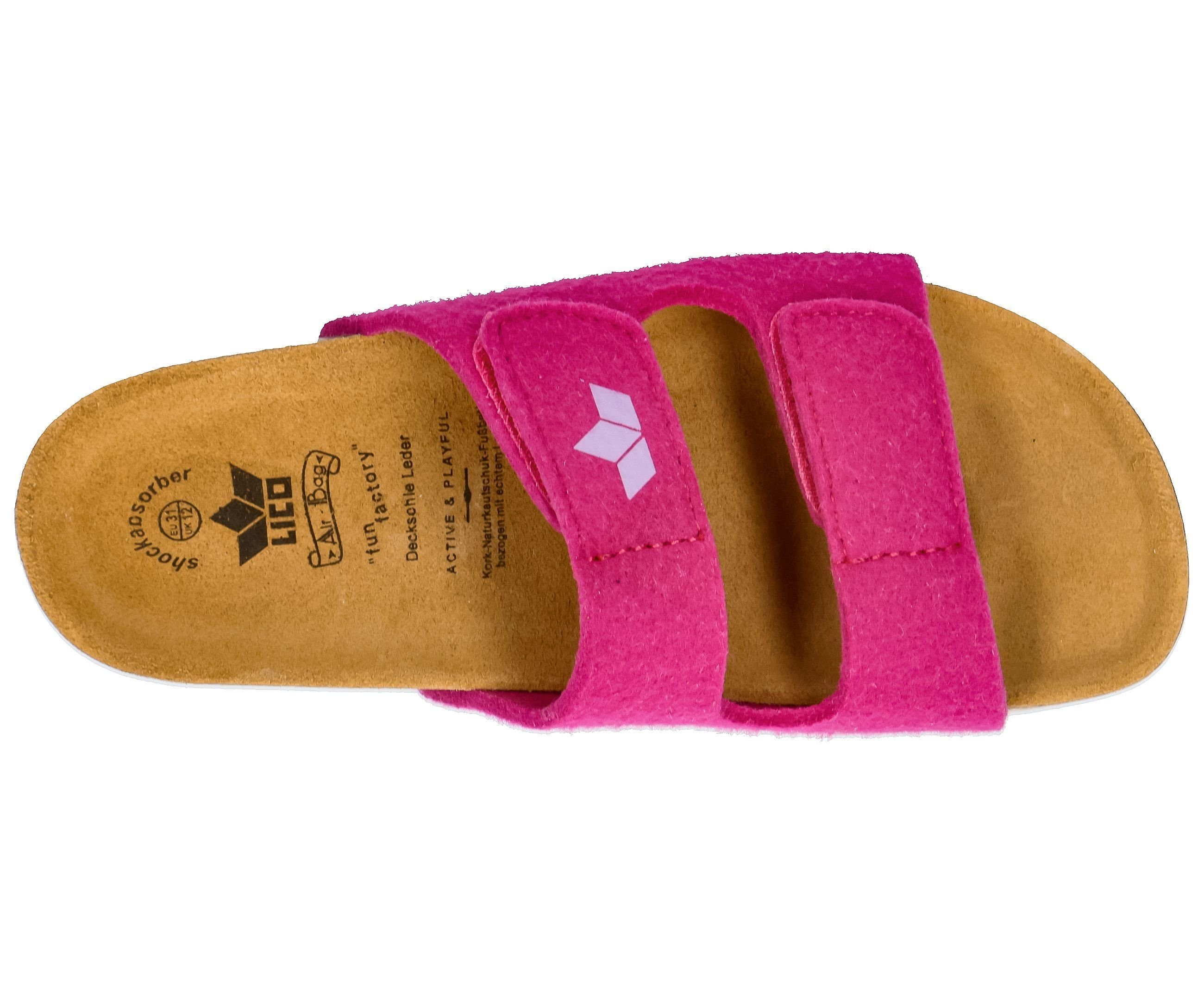 Lico Slippers Pantolette Bioline Velcro Kids