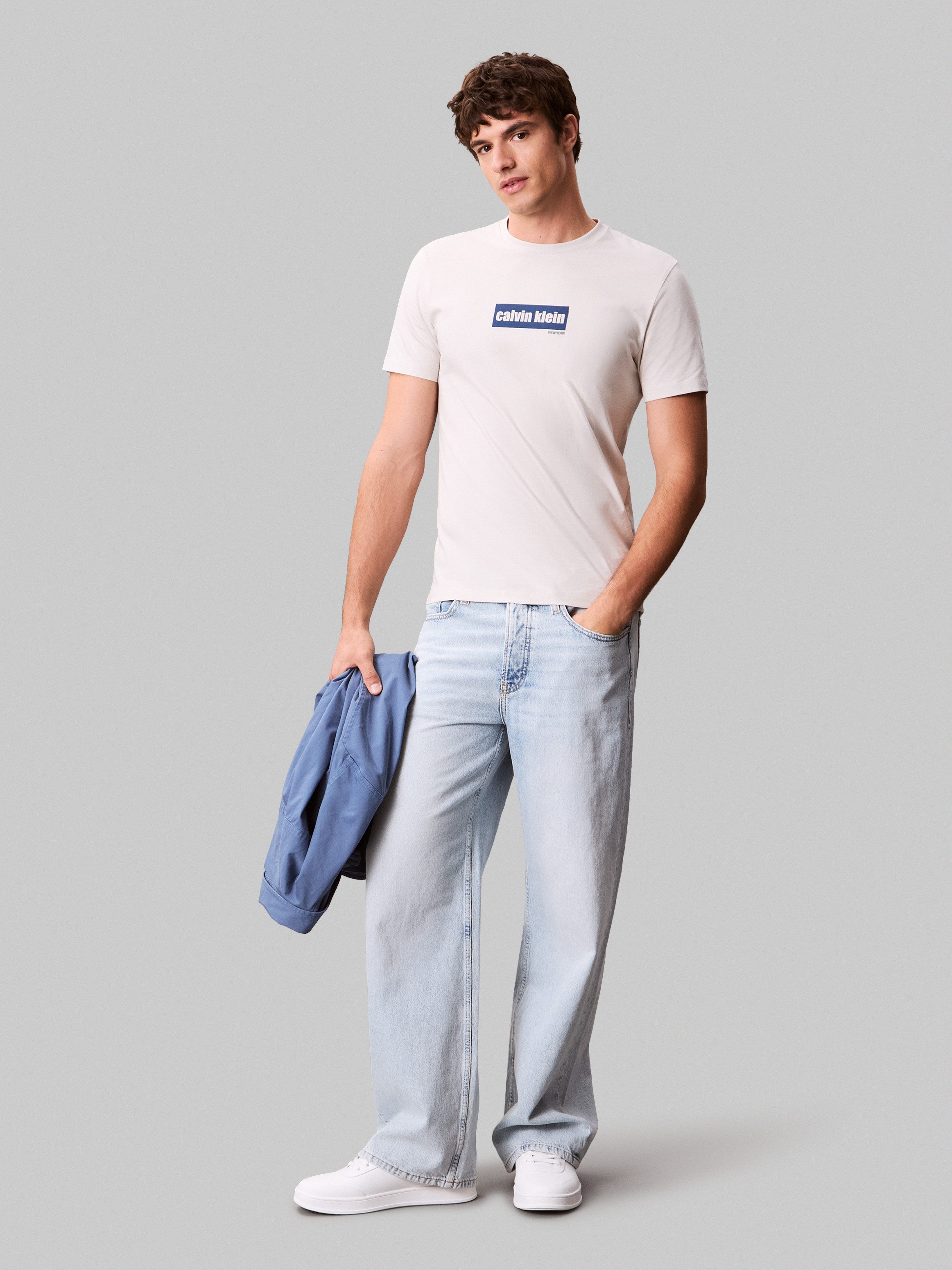 Calvin Klein T-shirt SS 30s E CLVN LN BG