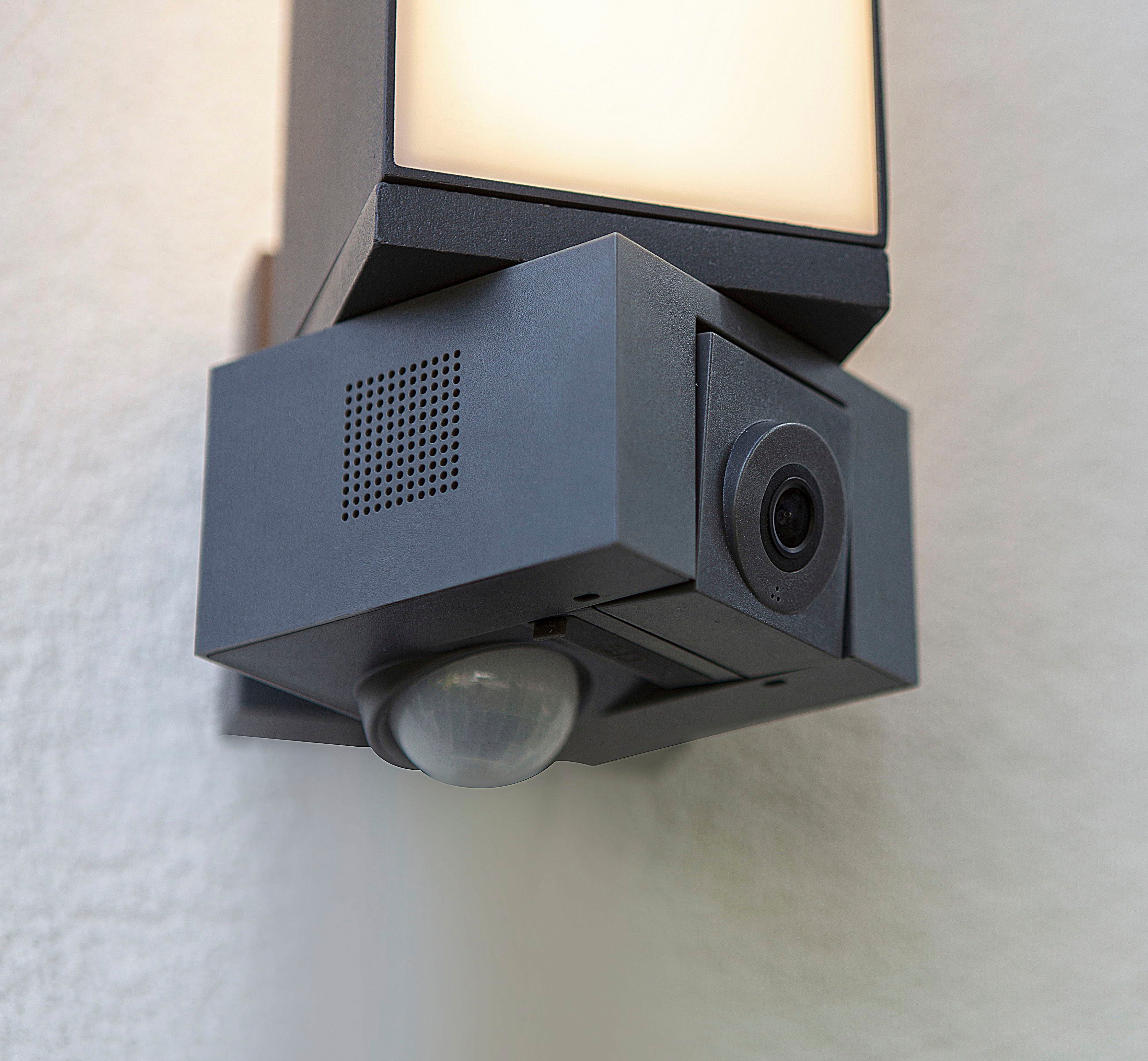 LUTEC Slimme ledlamp Cuba Smart-Home camera lamp (1 stuk)