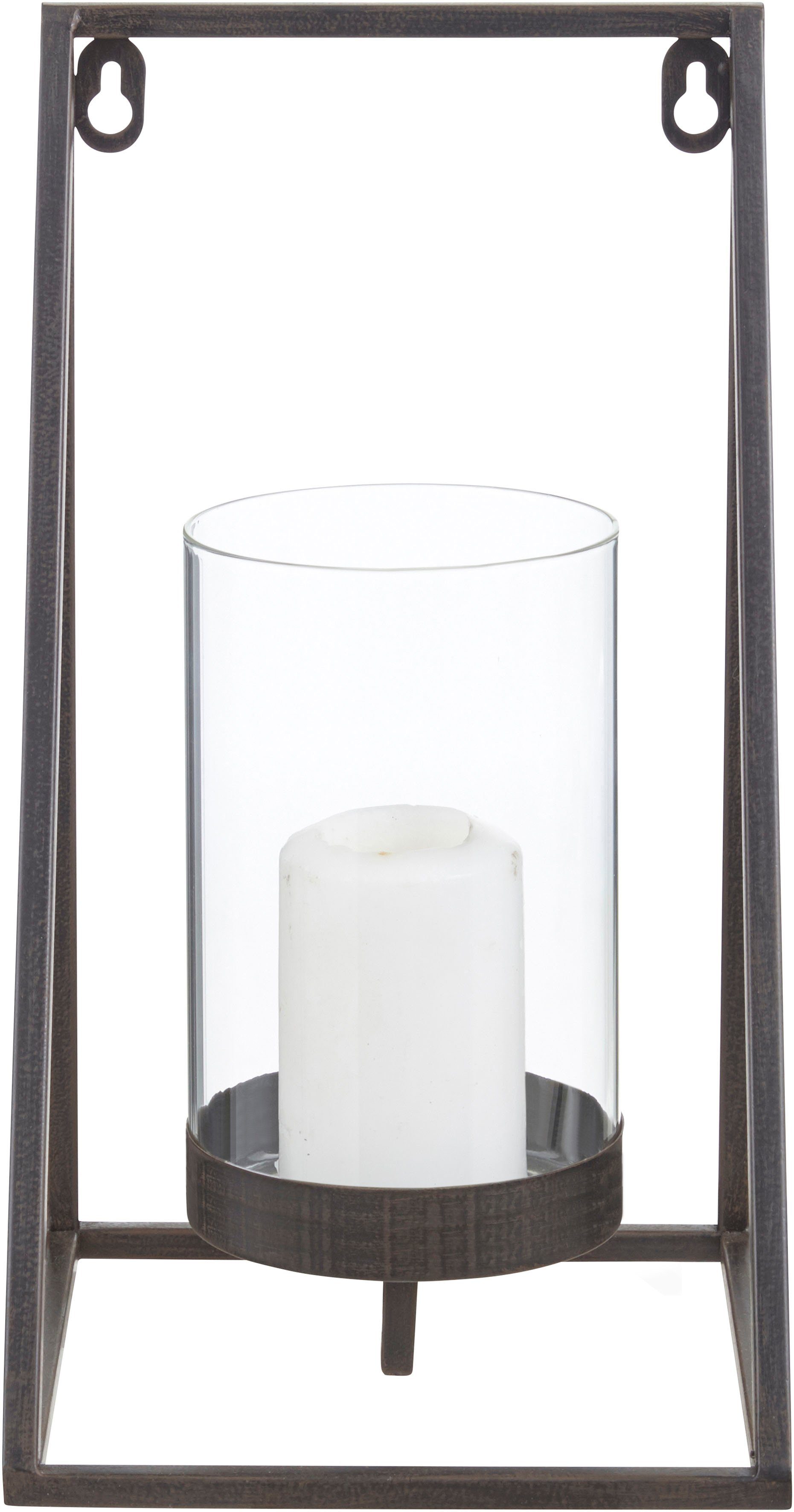 andas Wandkaarsenhouder Industrial Candleholder Industrial, modern, metaal, zwart (1 stuk)