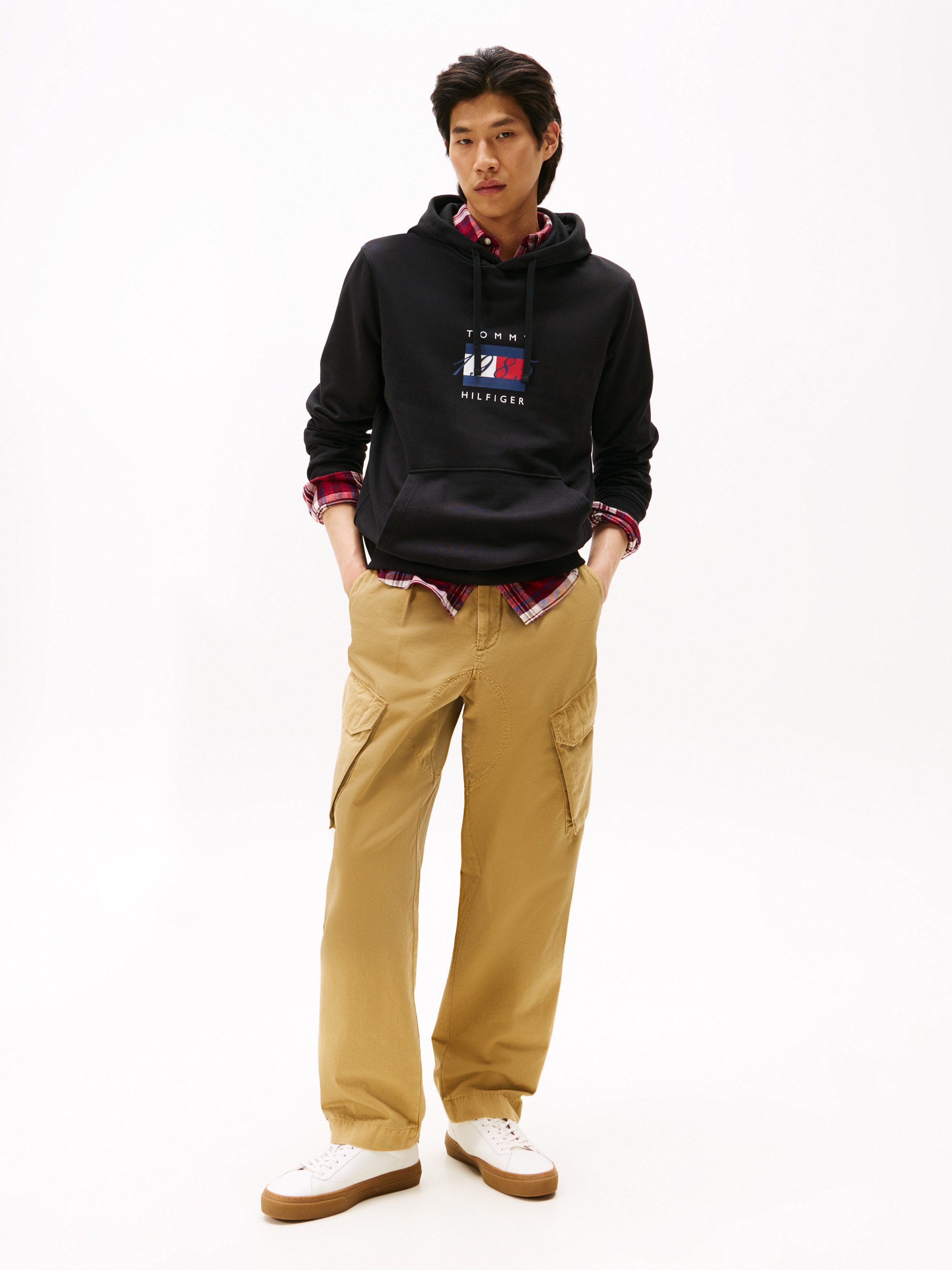 Tommy Hilfiger Hoodie LINEAR FLAG GRAPHIC