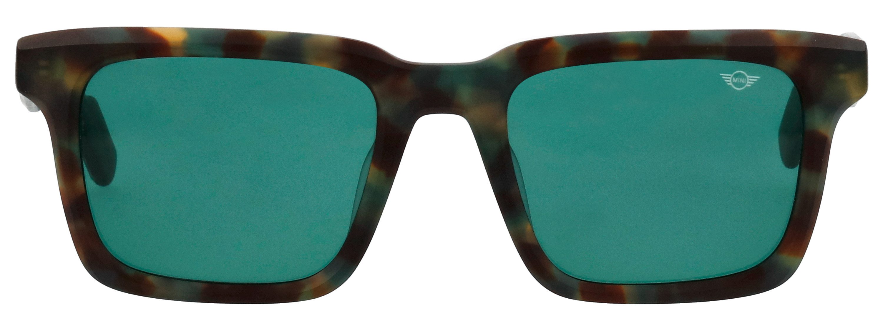 MINI EYEWEAR Zonnebril 746027 Vorm vierkant/hoekig, MINI Wing logo op de bril en het glas, adc UV 400