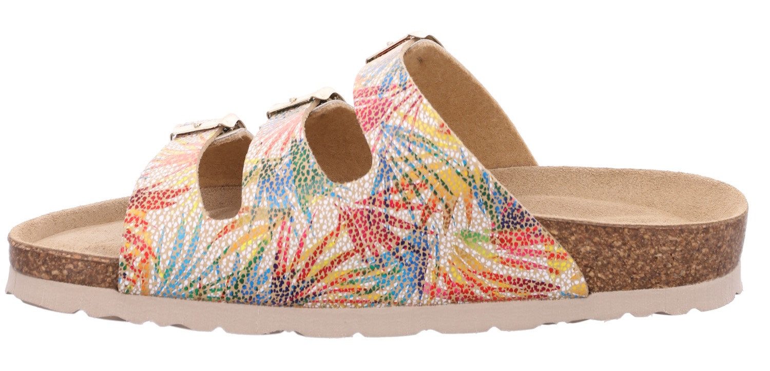 Rohde Slippers Alba Zomerschoen, huisschoen, strandschoen, slippers met drie gespen