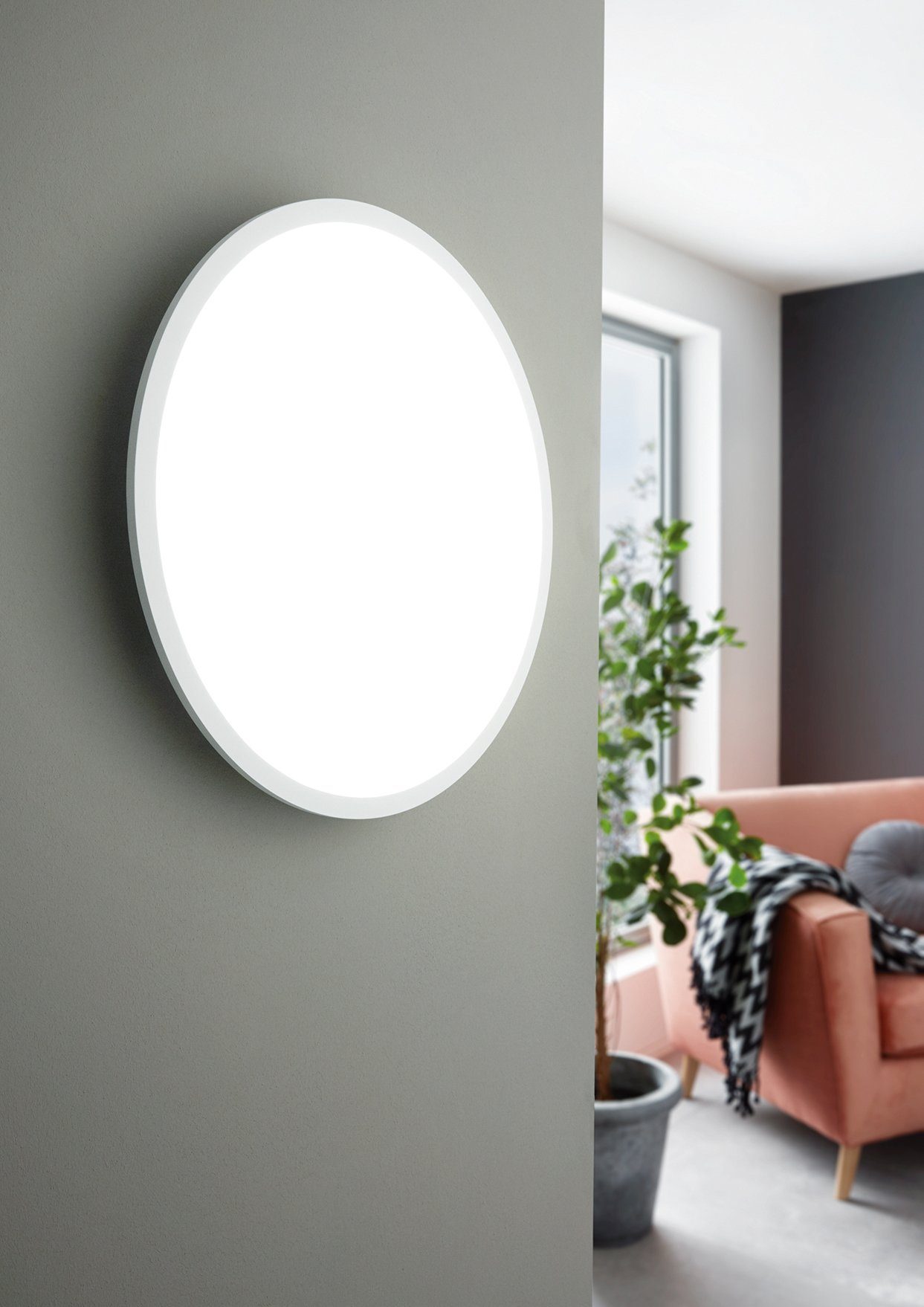 EGLO Plafondlamp SARSINA-A Bediening via afstandsbediening, nachtlicht (1 stuk)