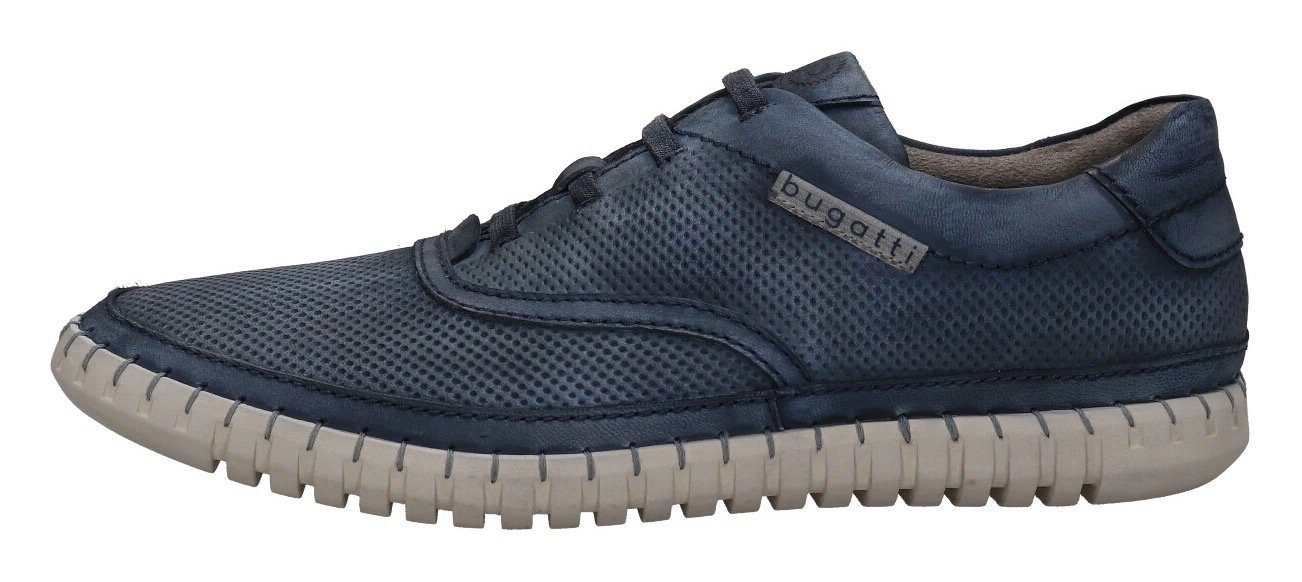 Bugatti Slip-on sneakers Zomerschoen, slipper, loafer met perforatie