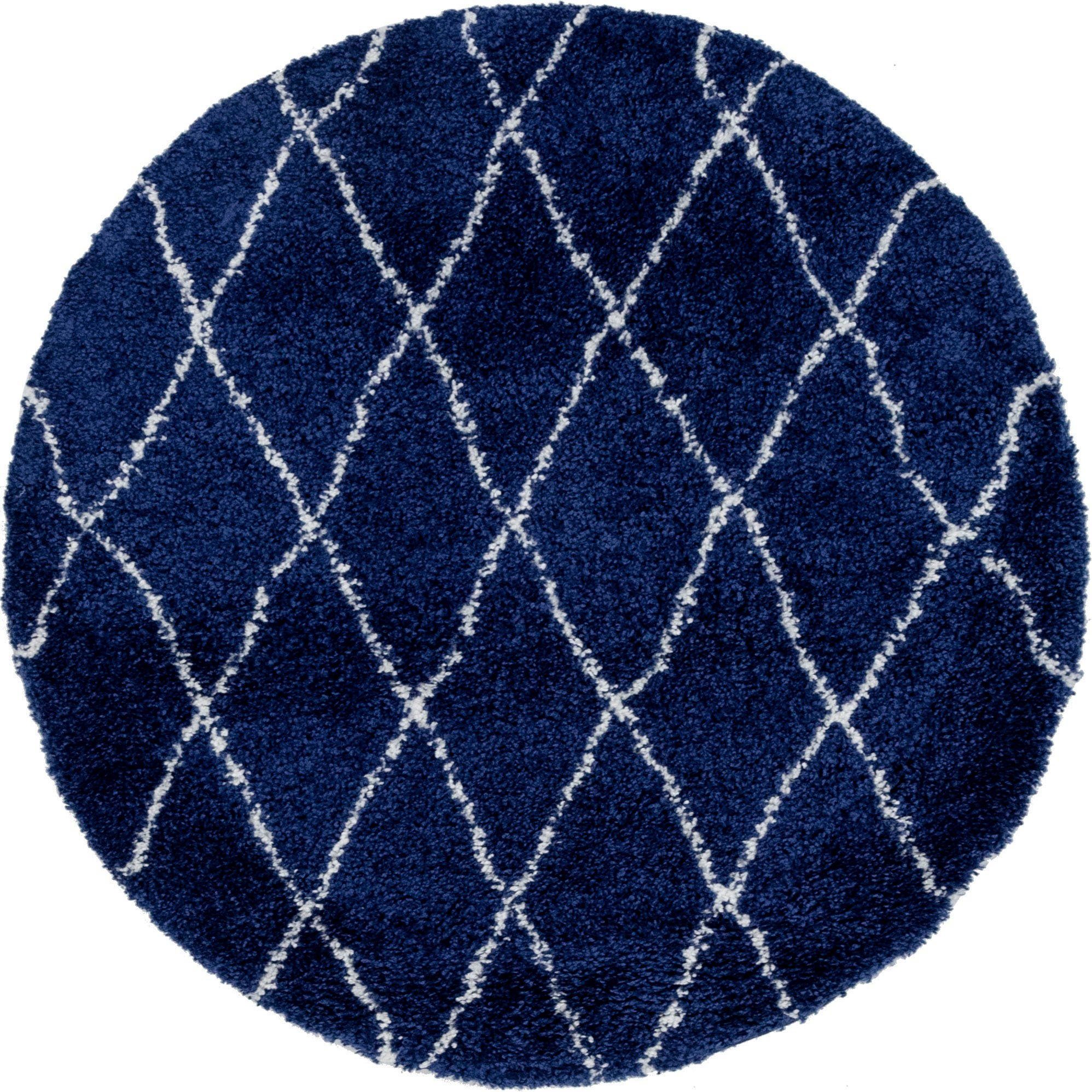 Myflair Möbel & Accessoires Hoogpolig vloerkleed Temara Shag, MAGAZIJNOPRUIMING! geweven, ruitendessin, zacht & behaaglijk