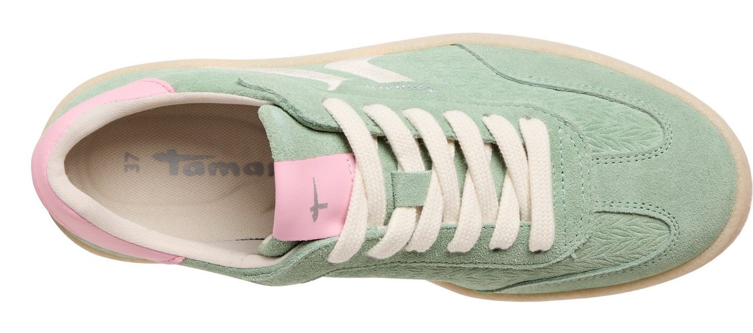 Tamaris Plateausneakers , vrijetijdsschoen, halfschoen, veterschoen met gepolsterde schacht