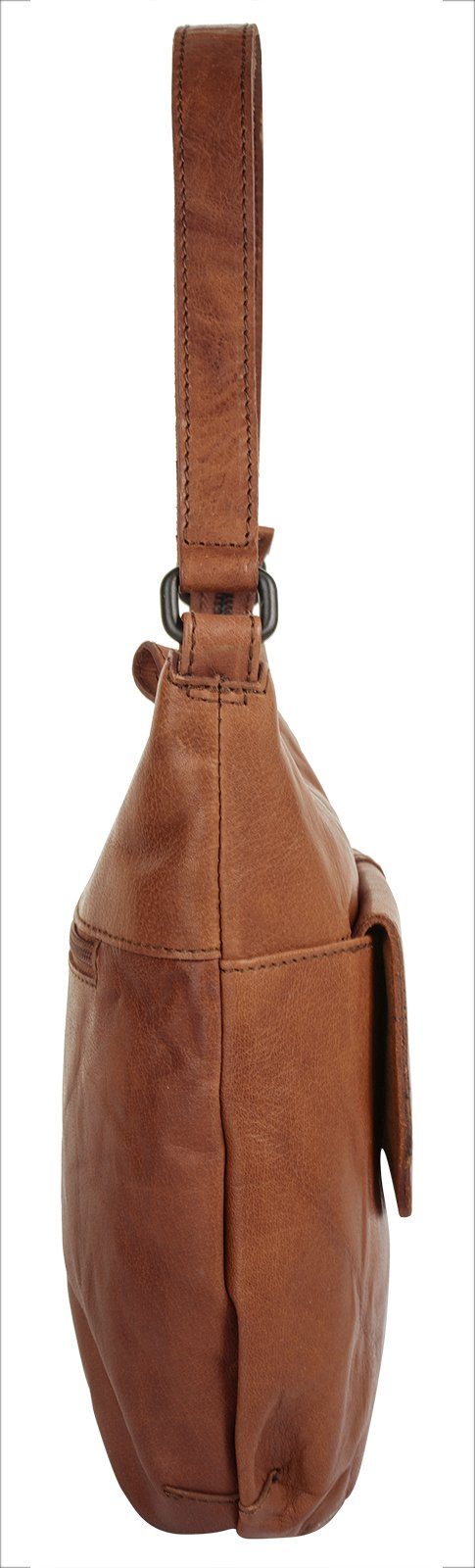 Spikes & Sparrow Schoudertas echt leder
