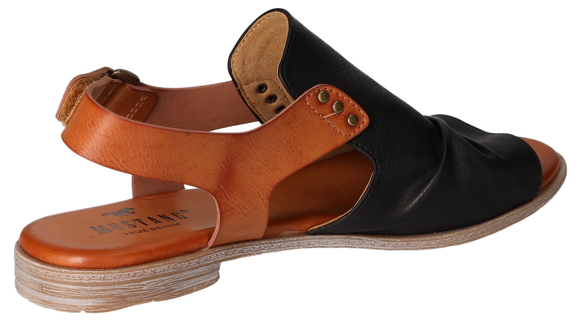 Mustang Shoes Sandalen zomerschoen, sandaal, blokhak, met klittenbandsluiting