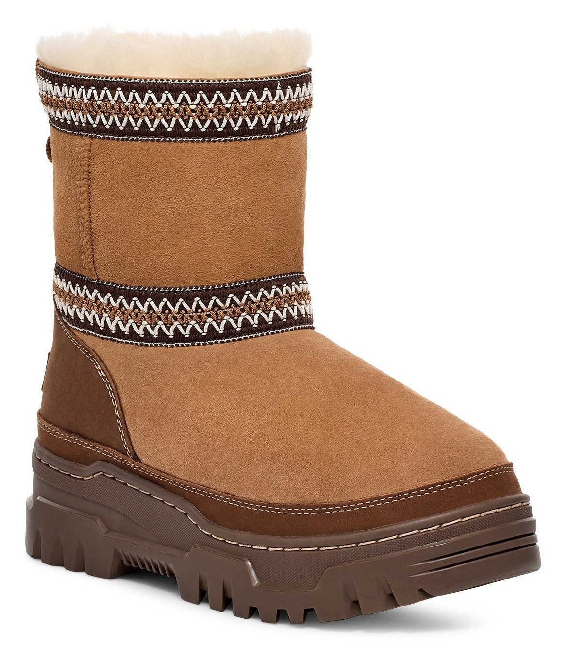 UGG Boots zonder sluiting CLASSIC MINI TRAIL GAZER Westernlaarzen, winterlaarzen, plateau laarzen met aantrekhaak