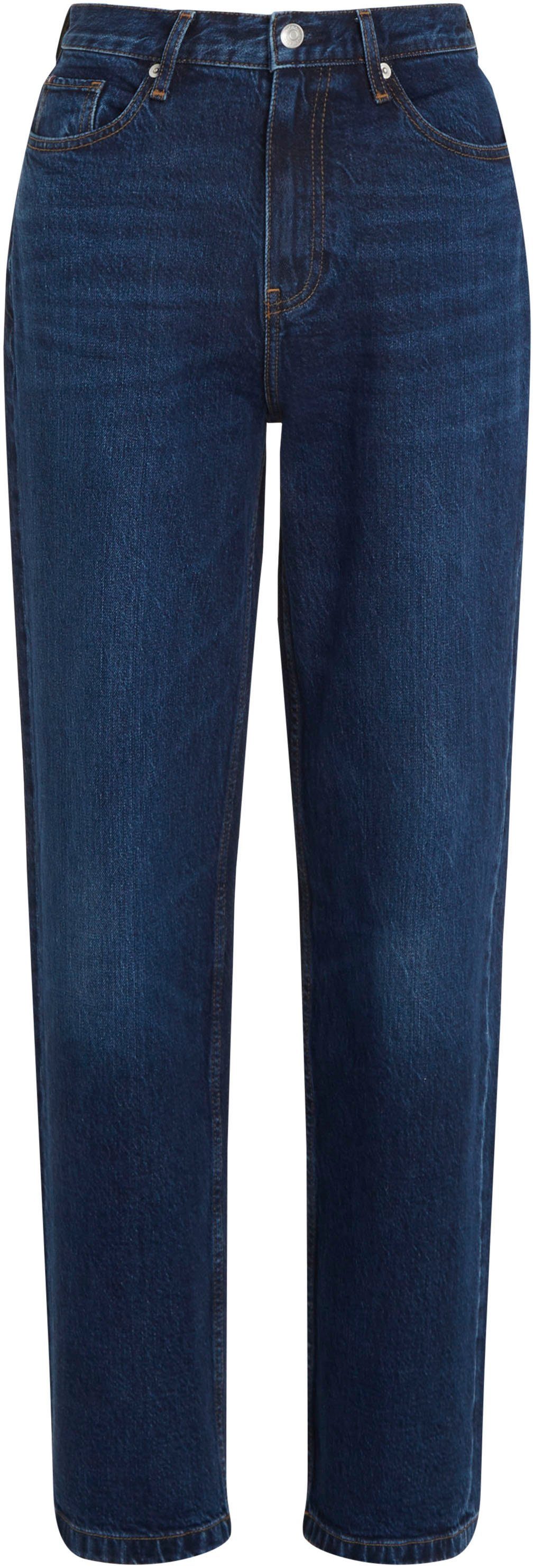 Tommy Hilfiger Straight jeans RELAXED STRAIGHT HW PAM met -logobadge