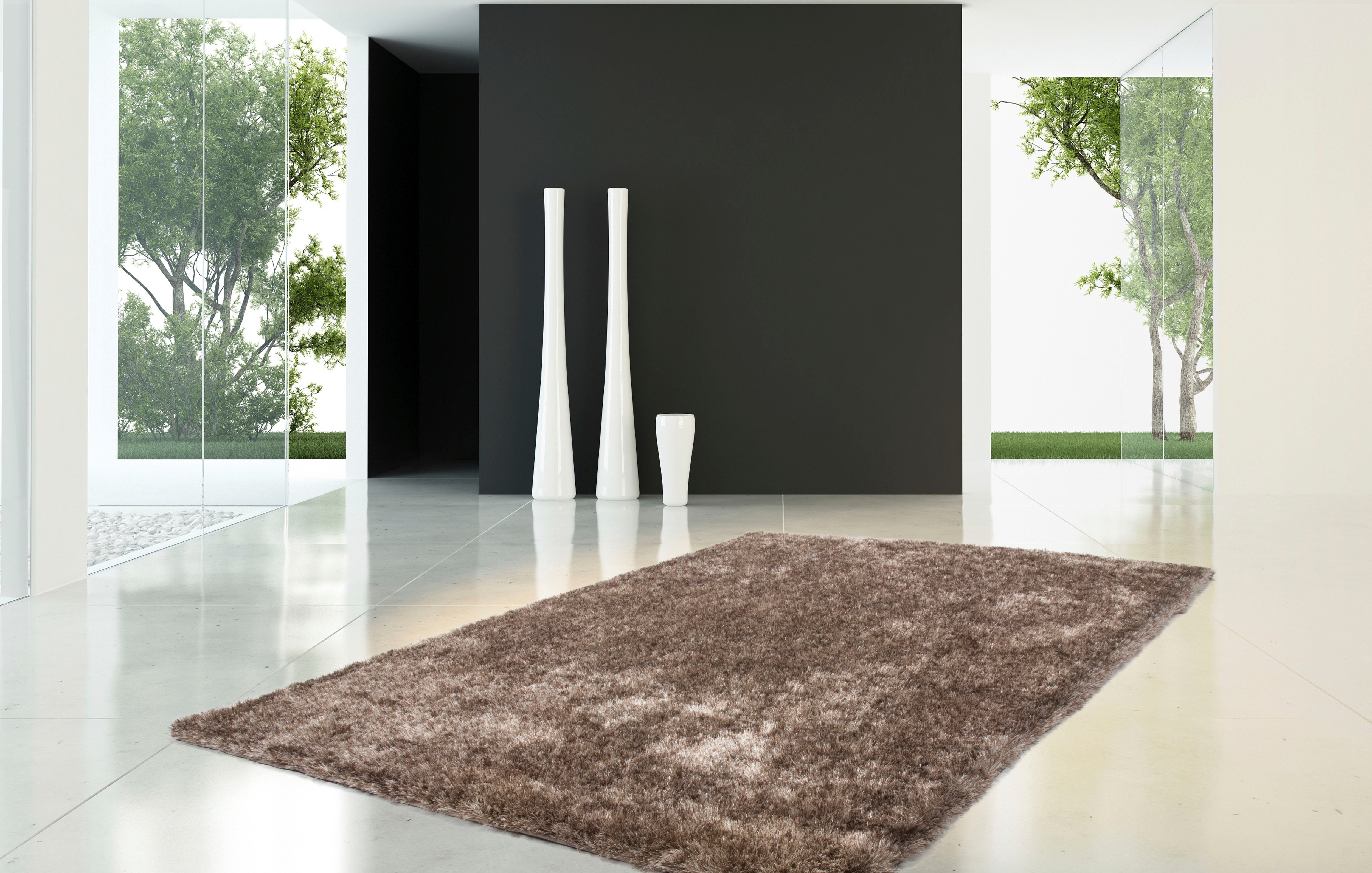 Kayoom Hoogpolig vloerkleed Diamond 700 zachte microvezel, lange pool, shaggy, mêlee, woonkamer