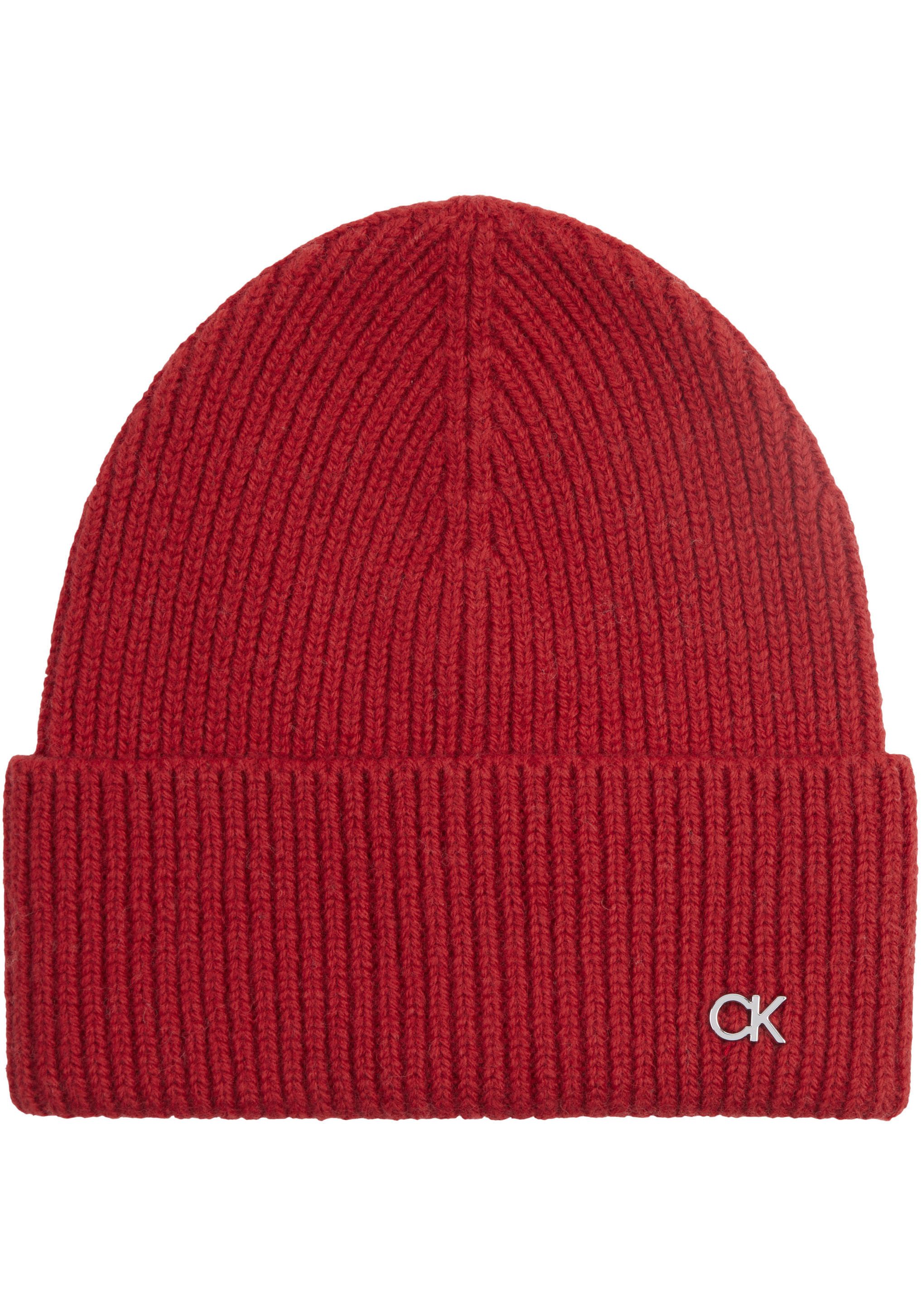 Calvin Klein Beanie CK METAL CHUNKY RIB BEANIE