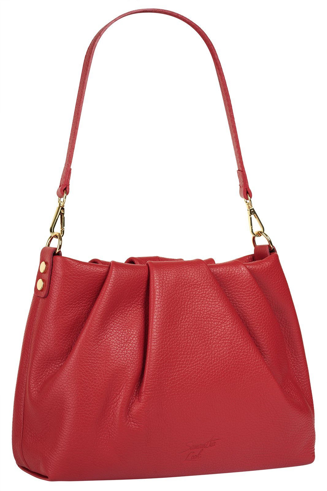 Samantha Look Schoudertas echt leer, made in italy