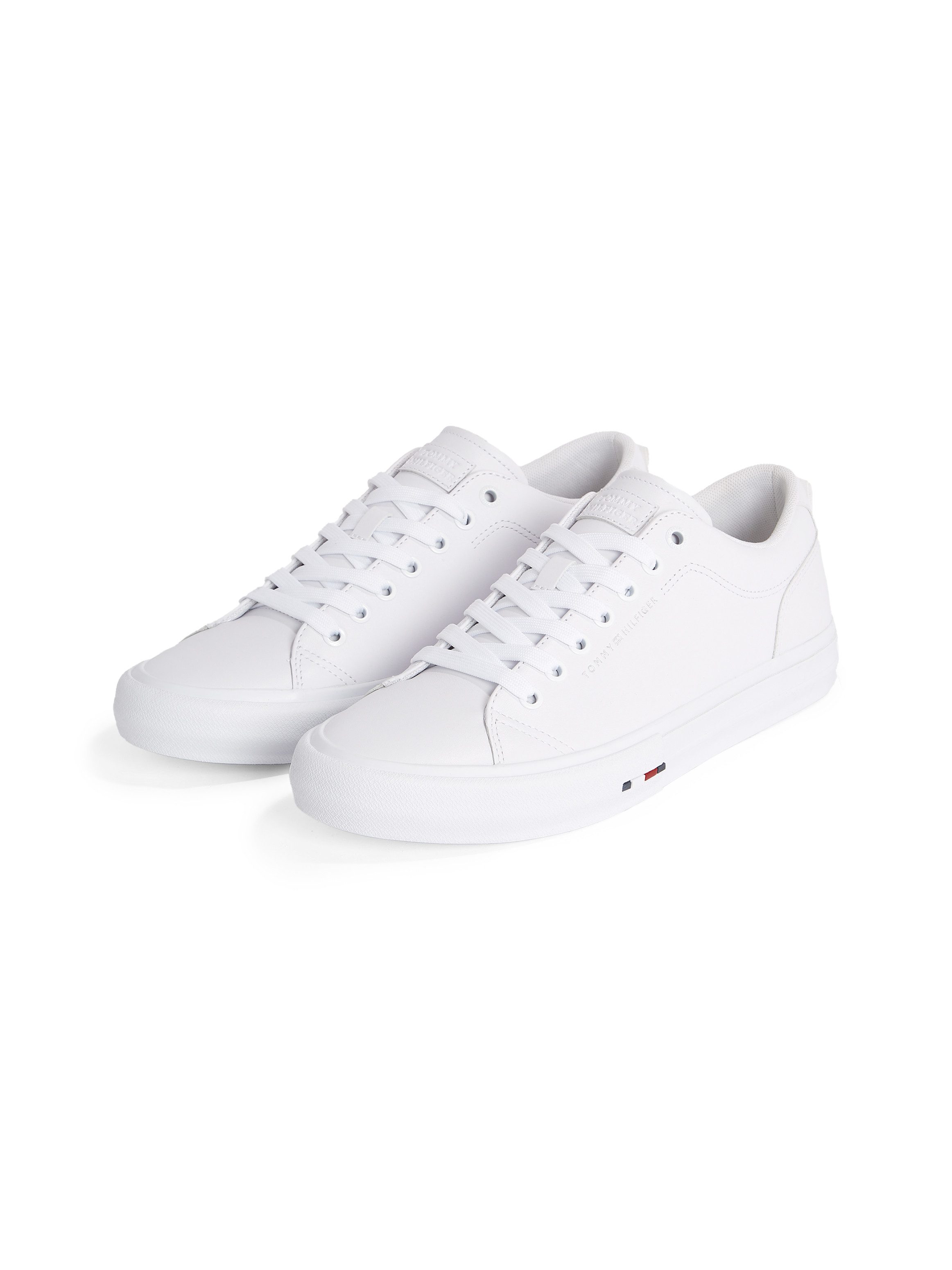 Tommy Hilfiger Plateausneakers TH HI VULC STREET LTH PATCH freizeitschoen, lage schoen, veterschoen...