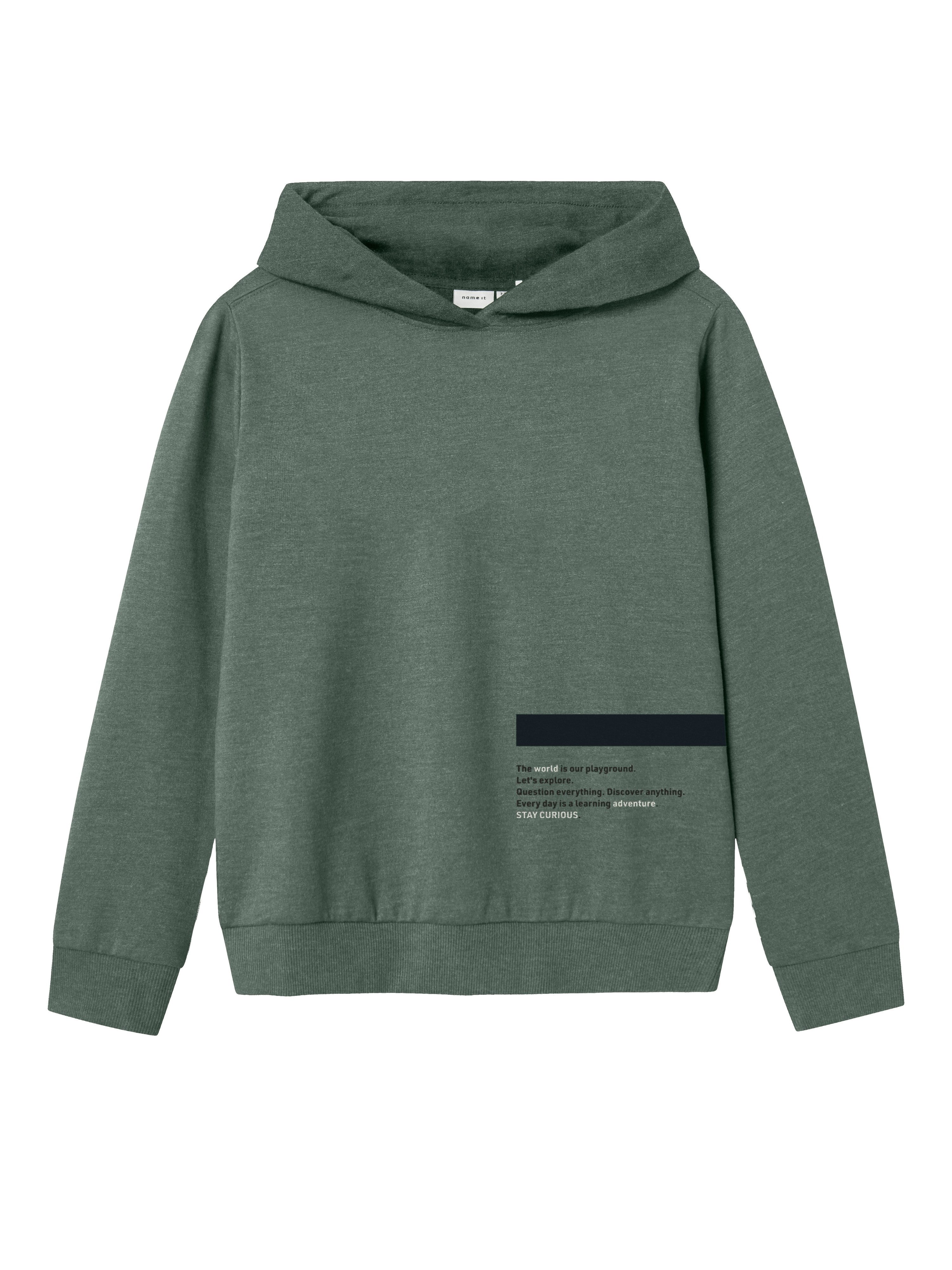 Name It Sweatshirt NKMOLAF LS NREG SWE WH BRU PB