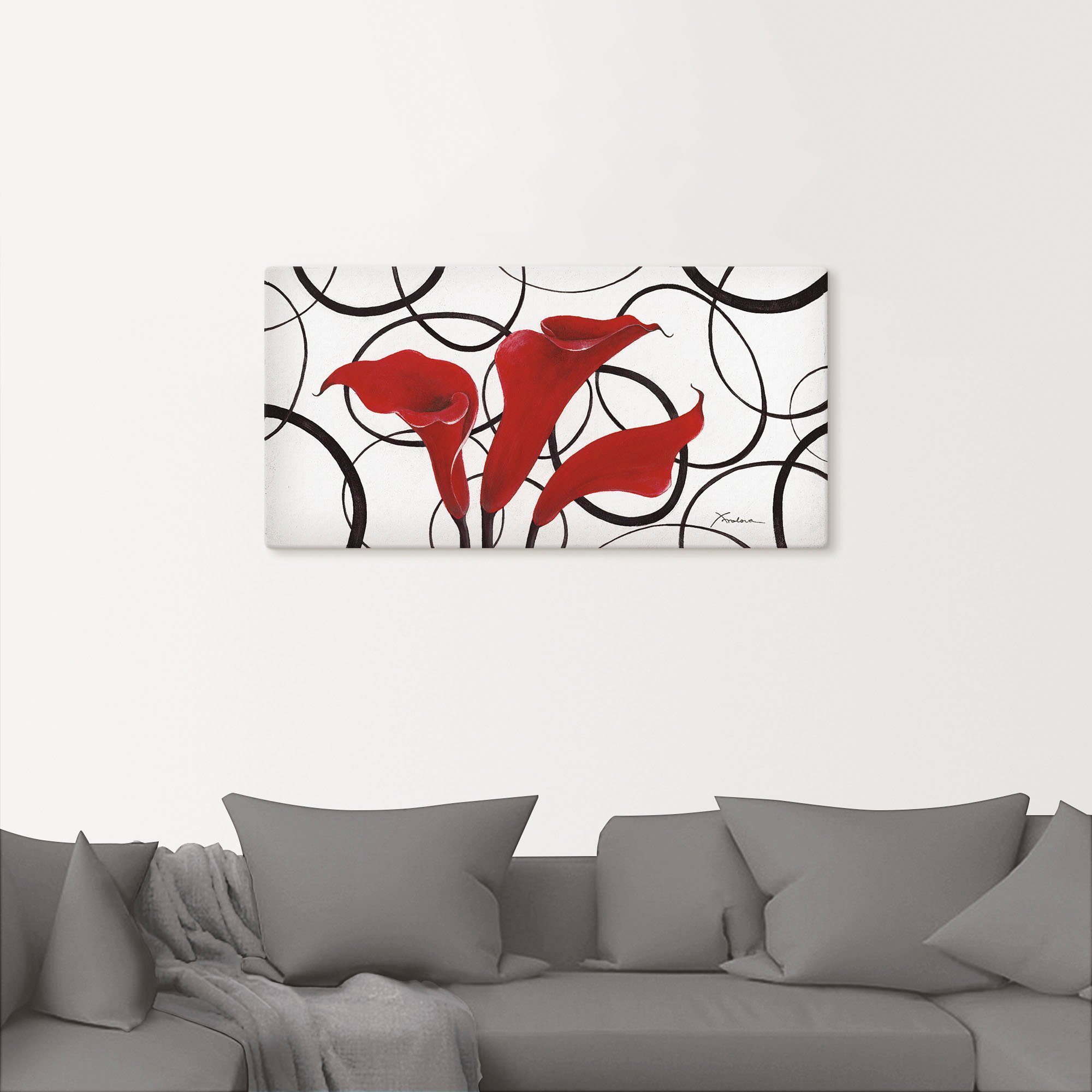 Artland Artprint Callas als artprint op linnen, muursticker in verschillende maten