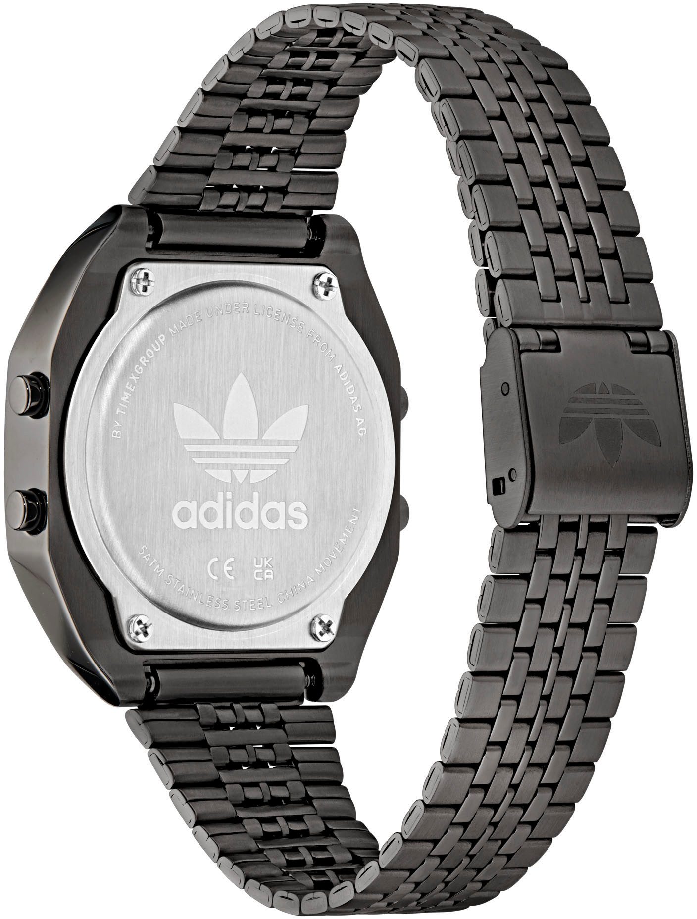 adidas Originals Digitale klok DIGITAL TWO Quartzhorloge, horloge, herrenuur, damenuur, unisex, roestvrijstalen band