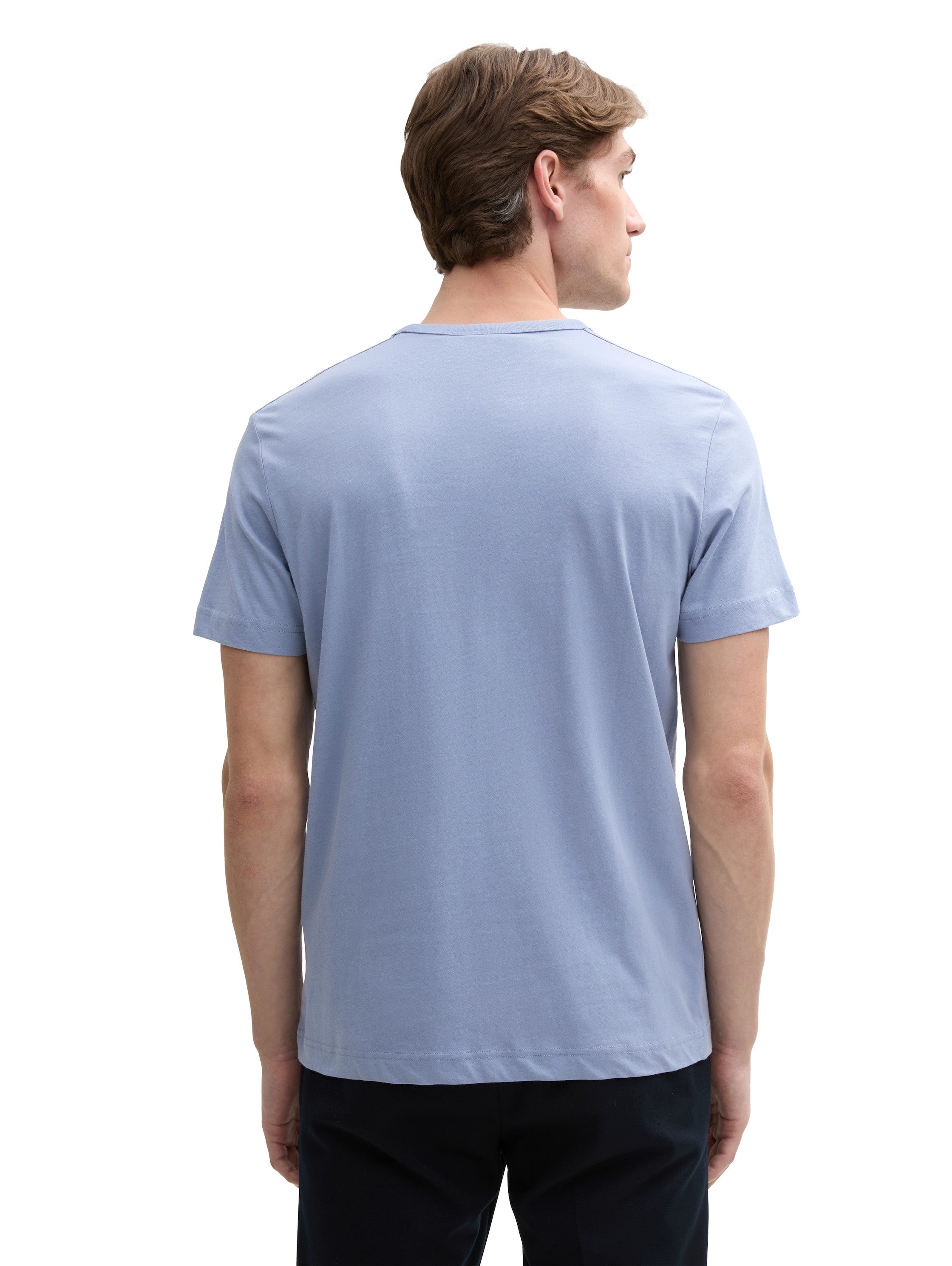 Tom Tailor Shirt met ronde hals met logoprint