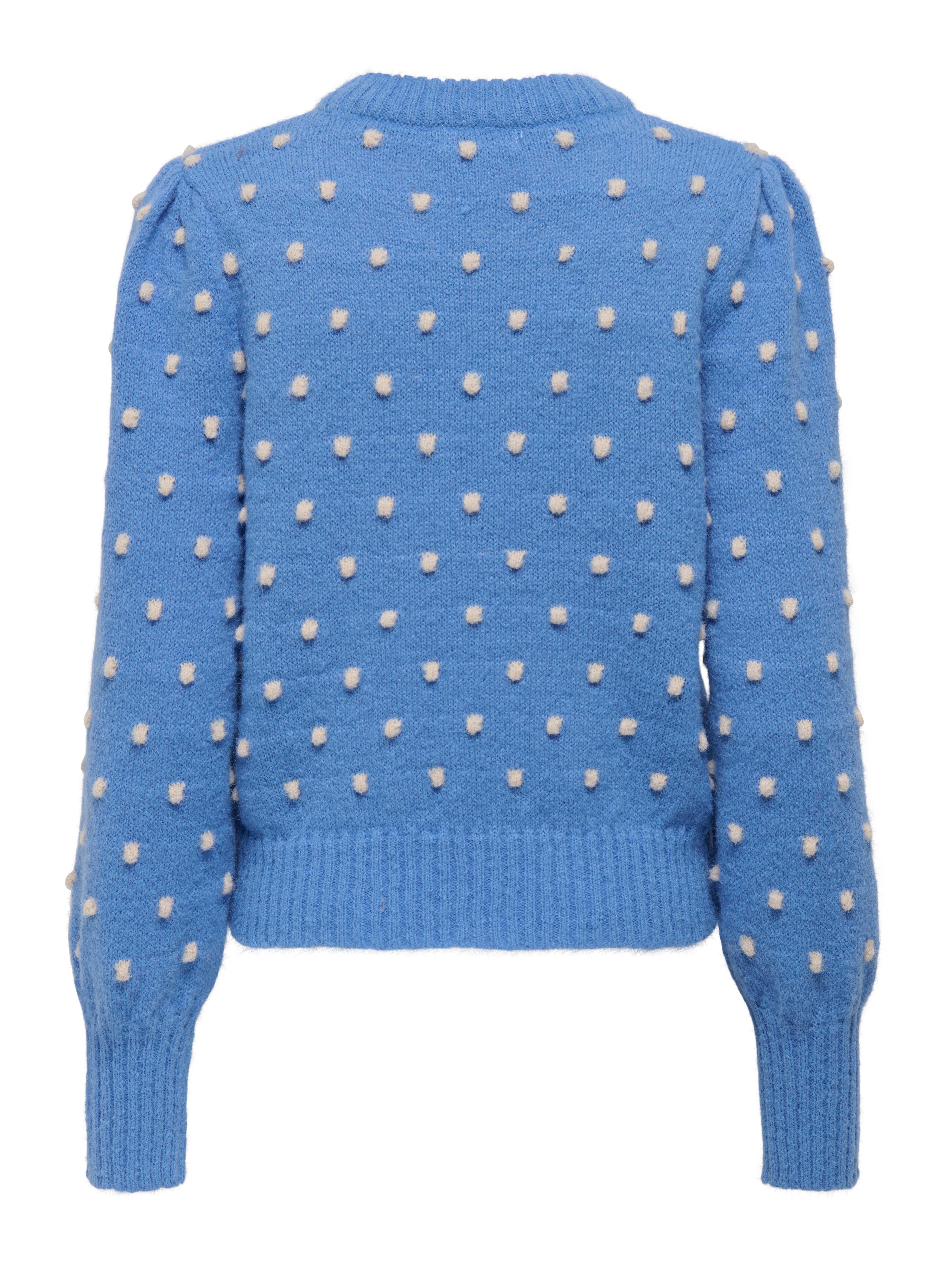JDY Trui met ronde hals JDYSIGRID LIFE L/S ON PUFF PULL KNT NOOS