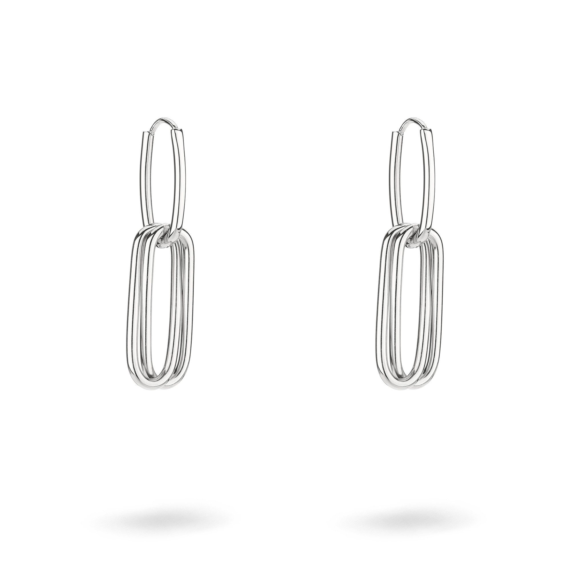 Liebeskind Berlin Paar creolen Sieraden Geschenk RVS Oorbellen Special Link, LJ-1558, LJ-1559