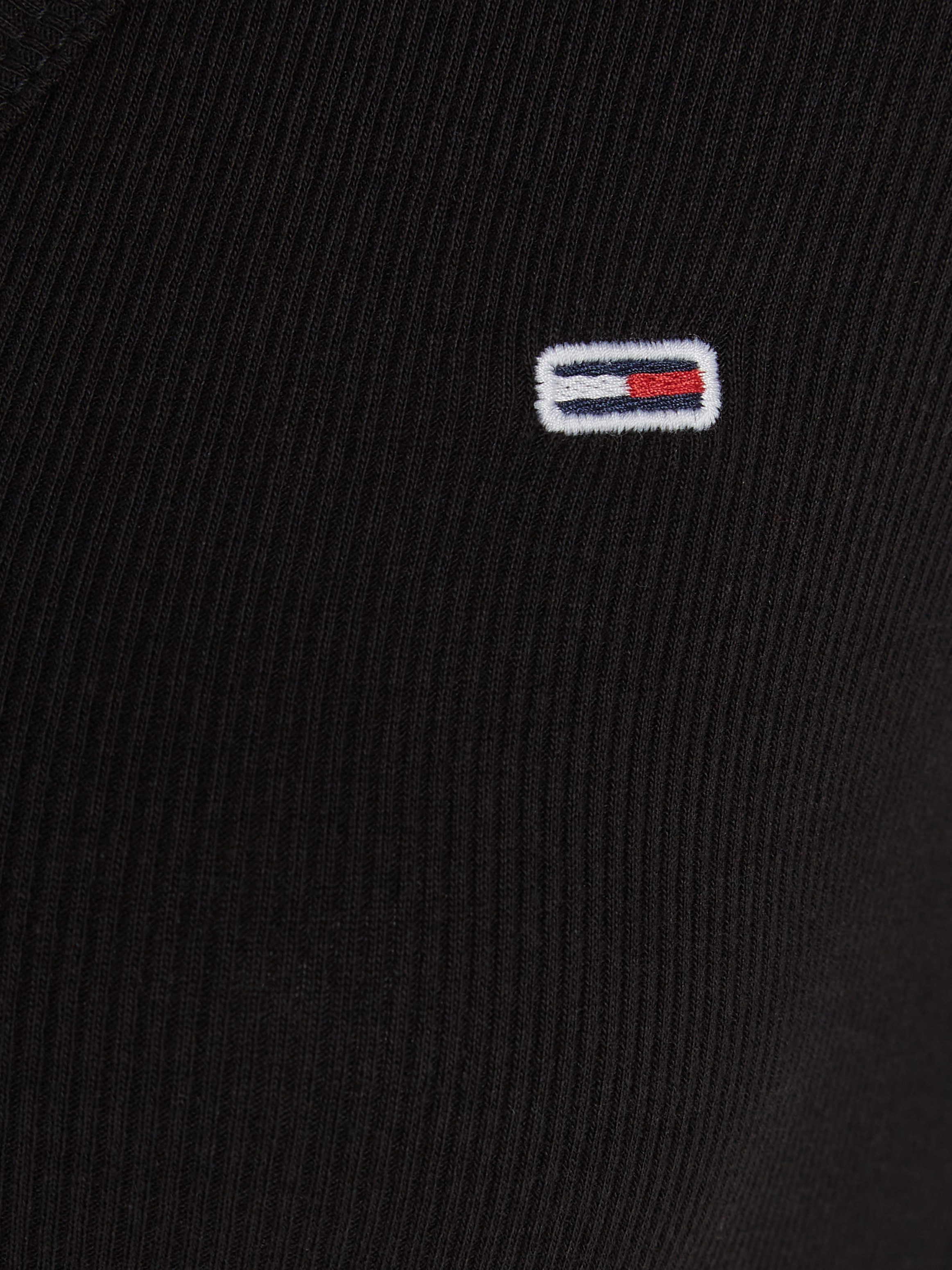 TOMMY JEANS Shirt met lange mouwen TJW SLIM ESSENTIAL RIB V LS