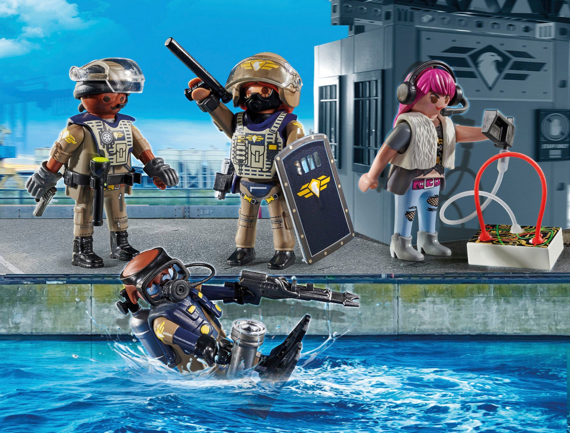 Playmobil® Constructie-speelset SWAT figuren set (71146), My Action Heroes (37-delig)