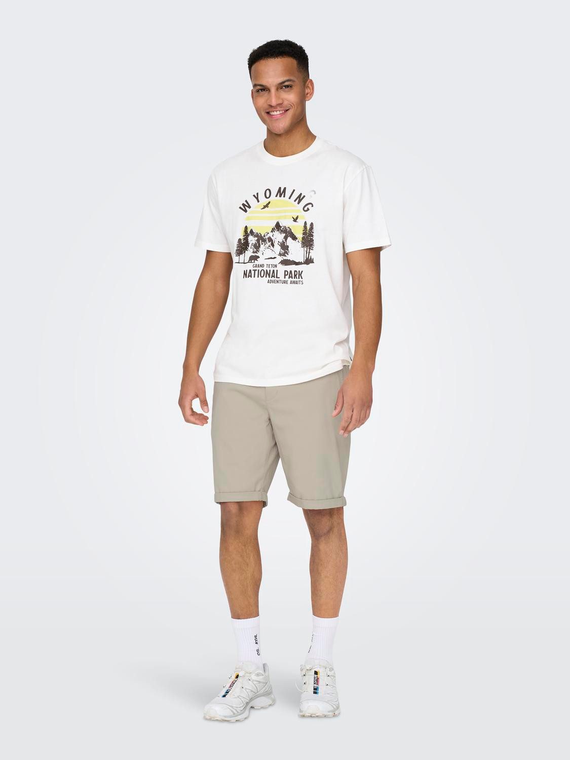 ONLY & SONS Chino-short ONSPETER LIFE REGULAR 0013 SHORTS NOOS