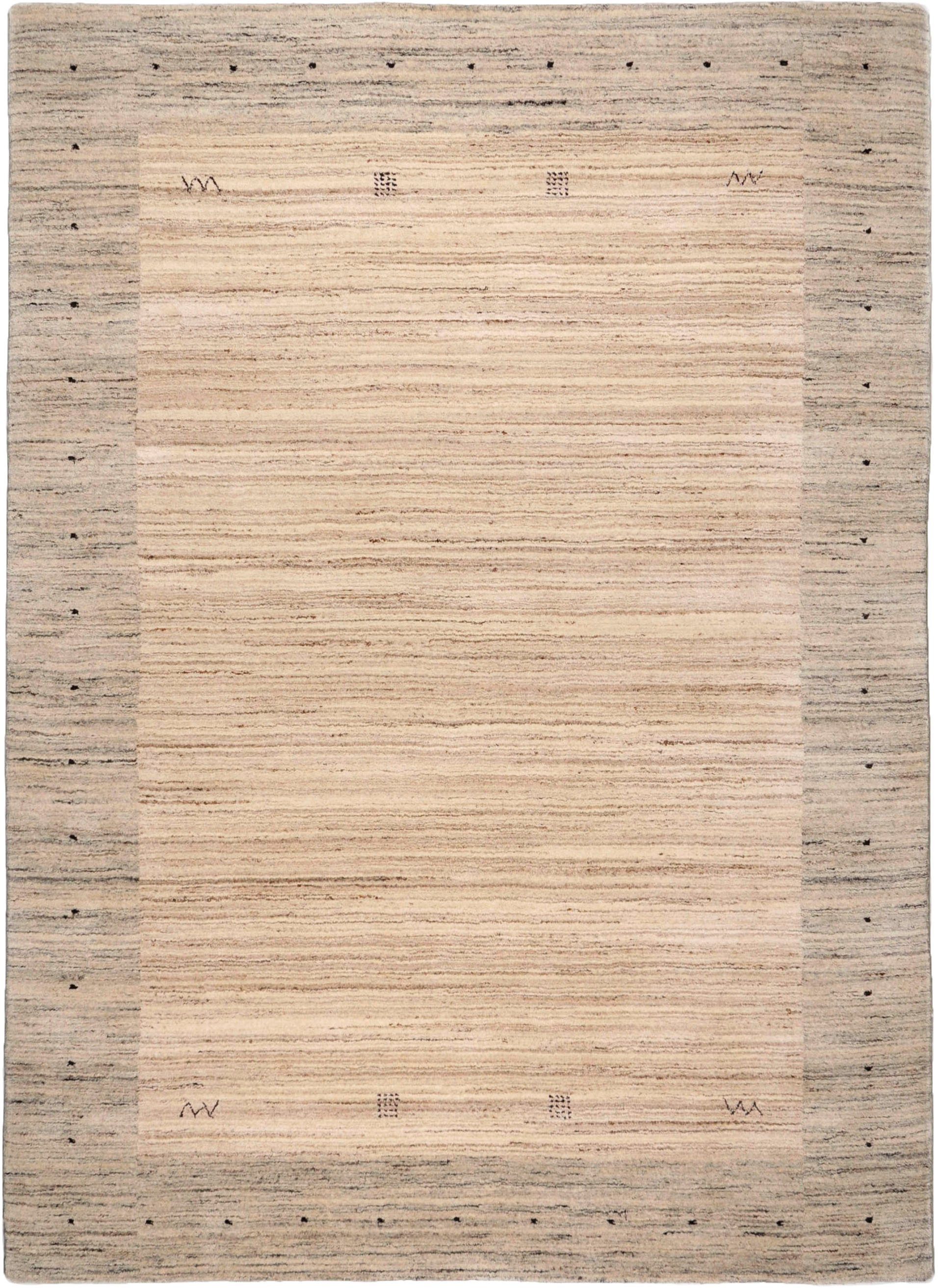 THEKO Wollen kleed Lori Dream 1 Handgeweven vloerkleed, zuivere wol, met de hand geweven, met randdessin