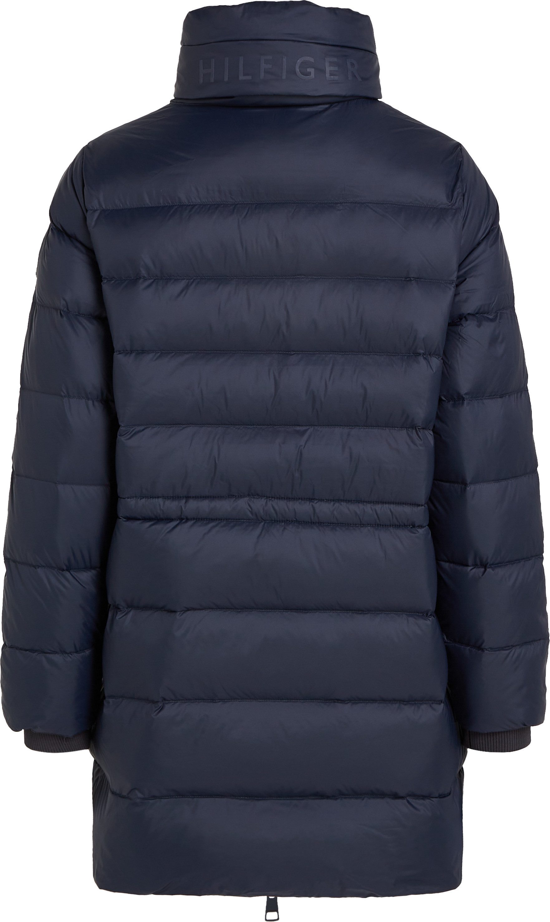 Tommy Hilfiger Lange jas met gestempeld logo