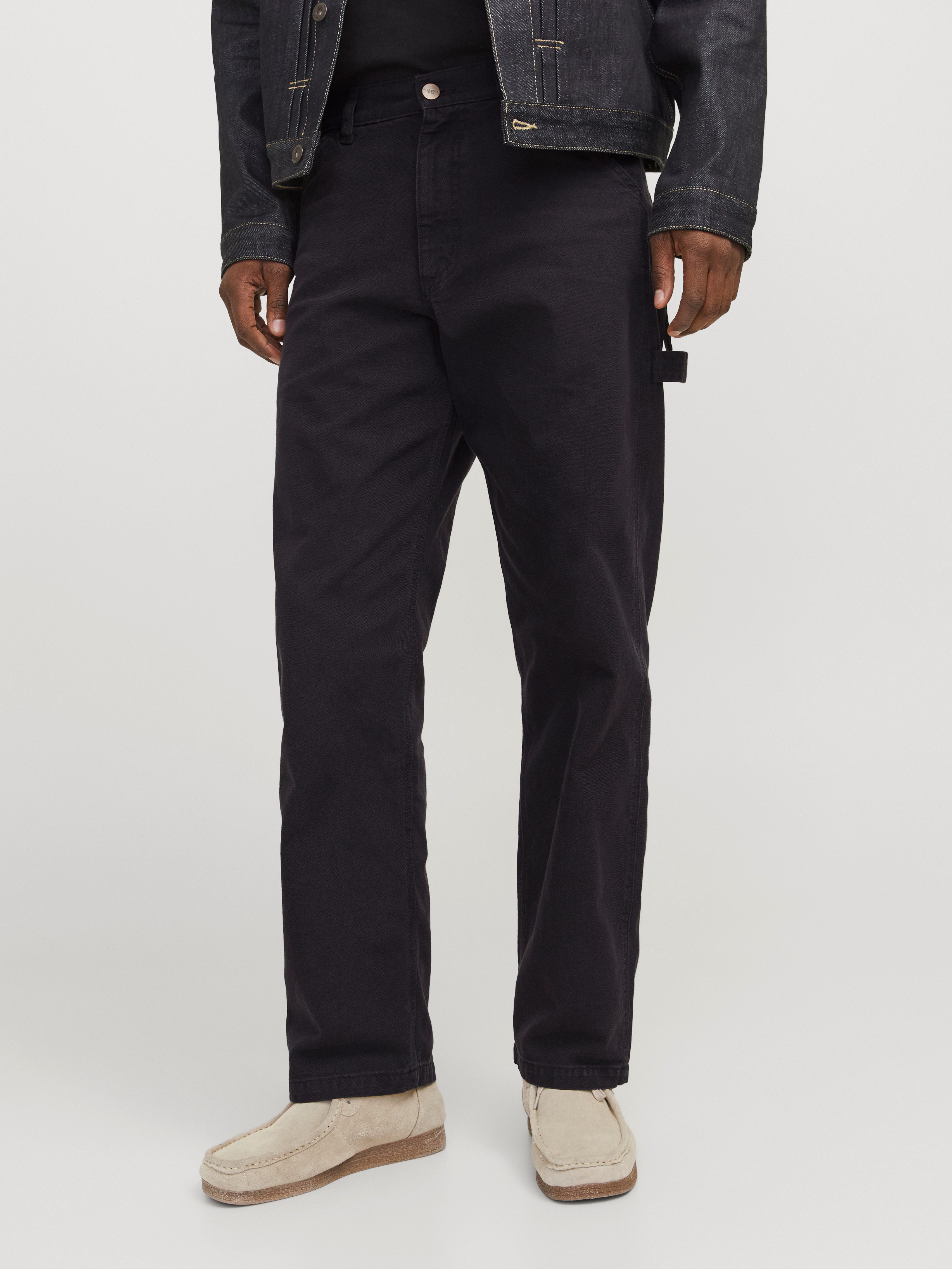 Jack & Jones Cargobroek JPSTEDDIE CARPENTER PANTS NOOS heren cargobroeken maat 30 grijs
