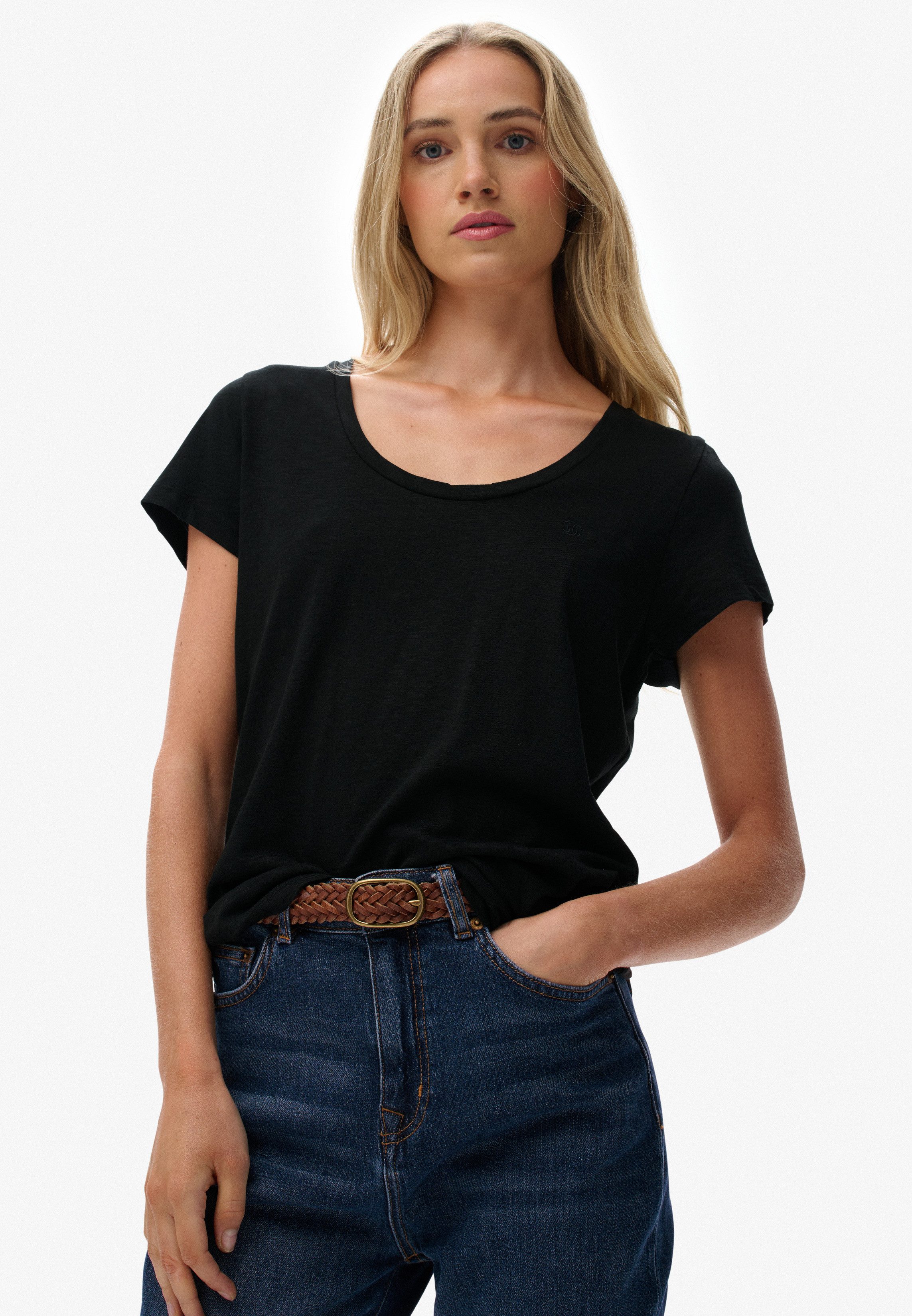 Superdry T-shirt STUDIOS SCOOP NECK TEE