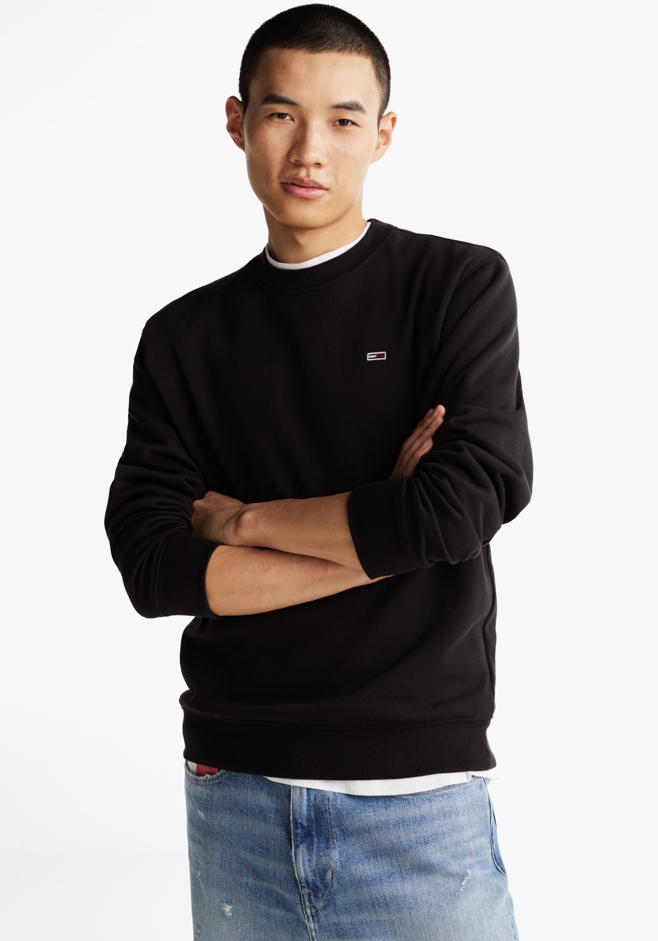 TOMMY JEANS Sweatshirt TJM REG S FLAG CREW
