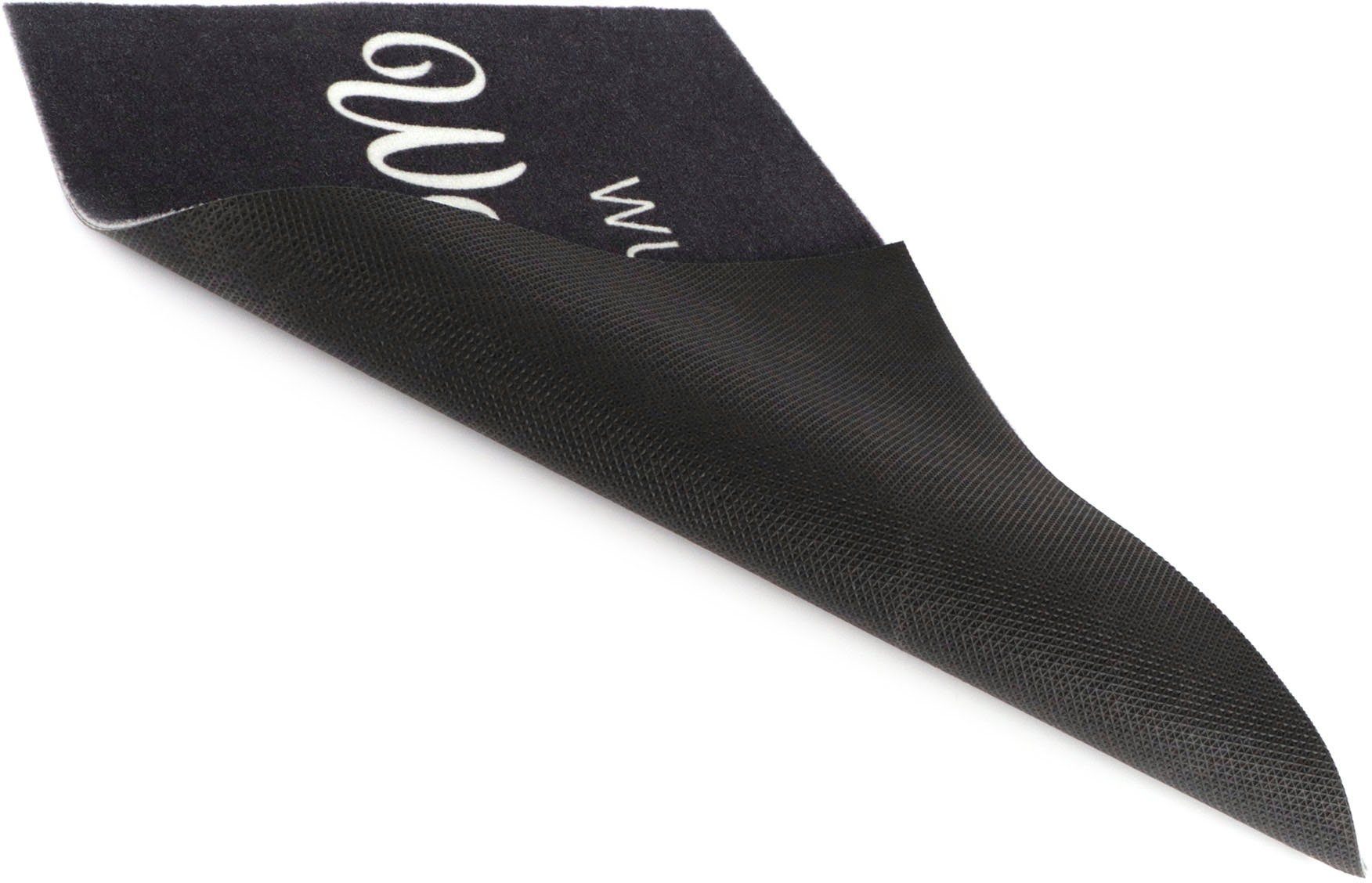 Primaflor-Ideen in Textil Mat Velvet - kersttijd Inloopmat, kerst, met tekst, wasbaar, antislip