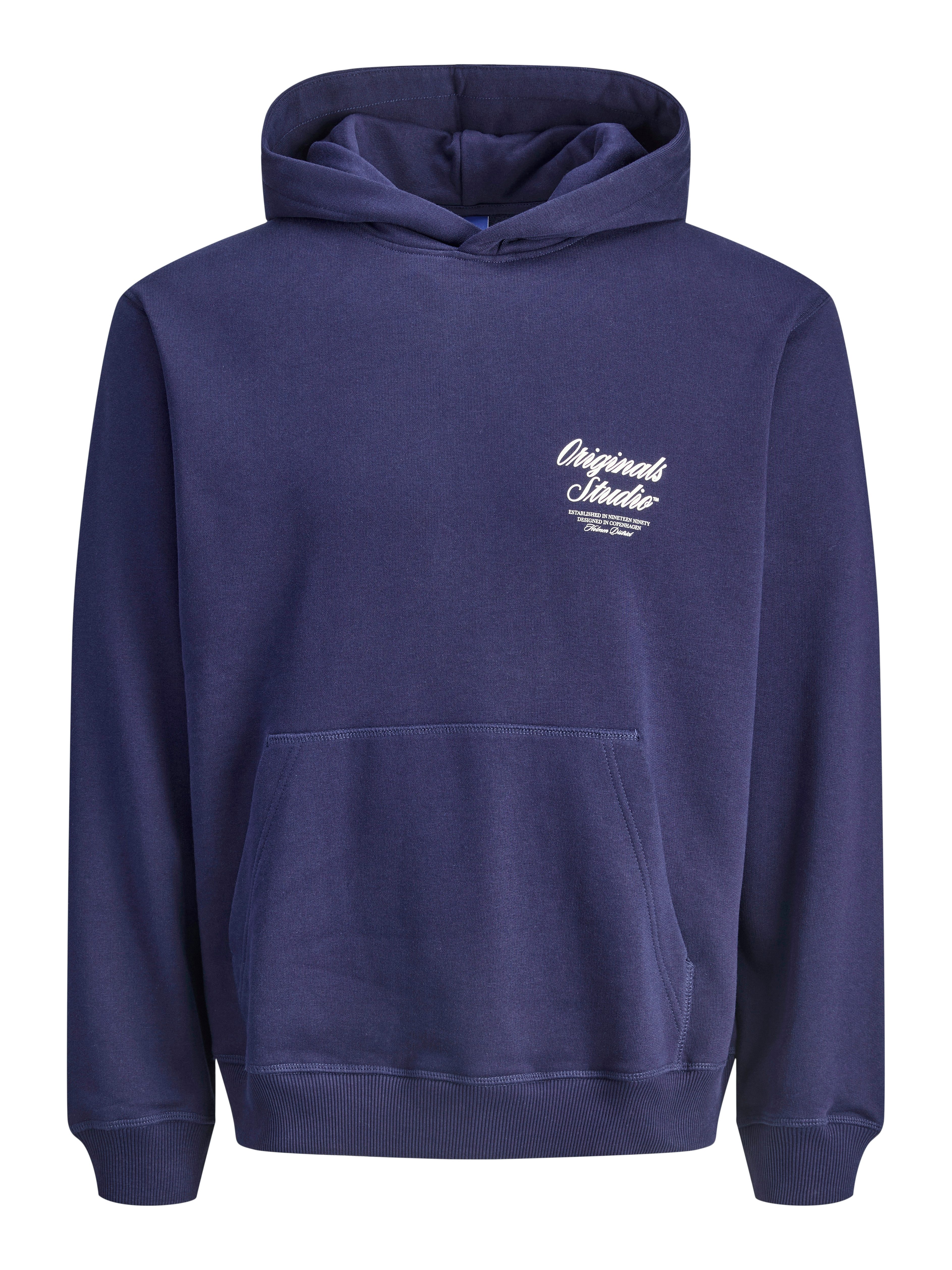 Jack & Jones Junior Hoodie JORNORREBRO TYPO BACK SWEAT HOOD SN JNR