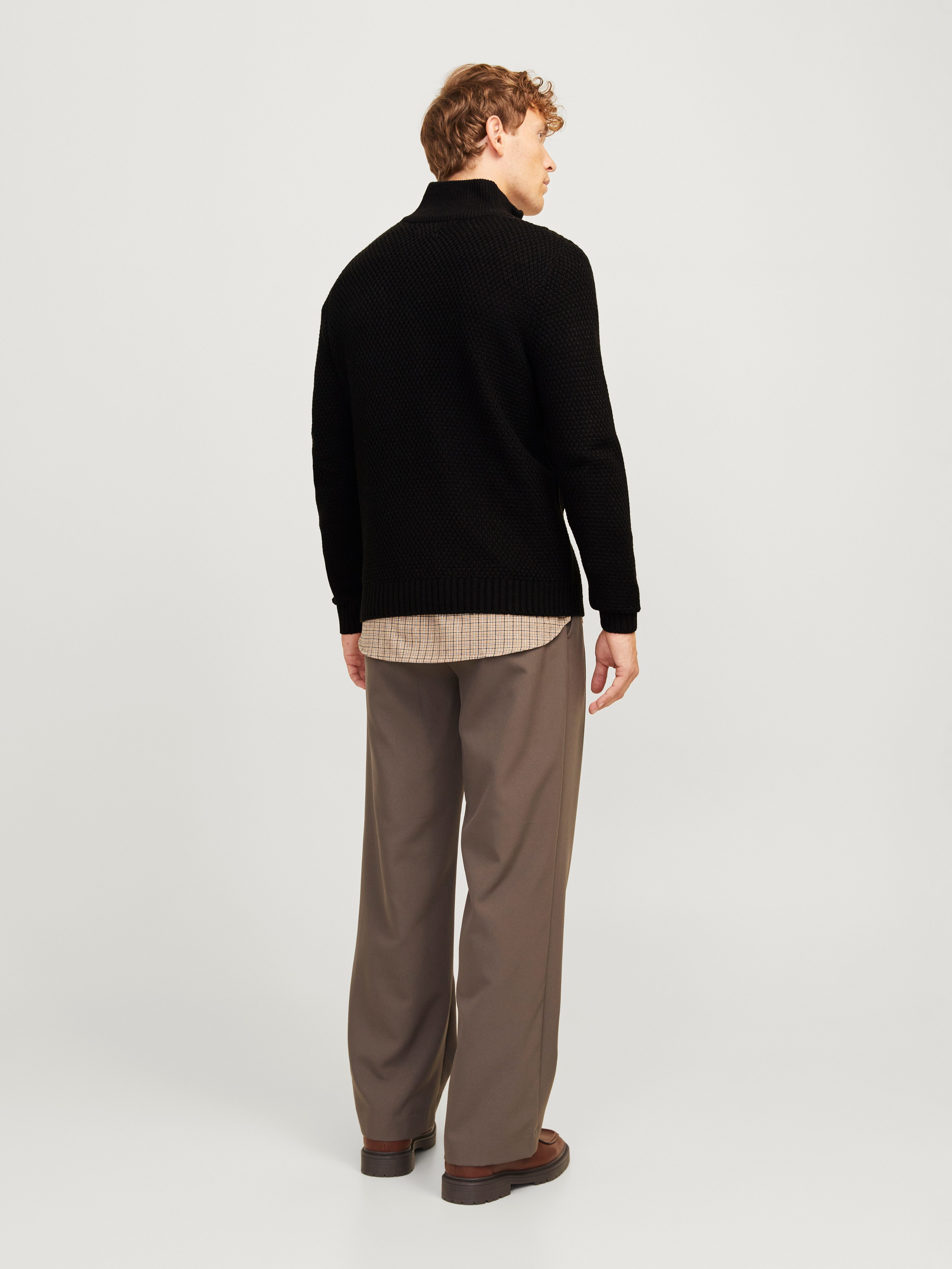 Jack & Jones Schipperstrui JJCRAIG KNIT HALF ZIP